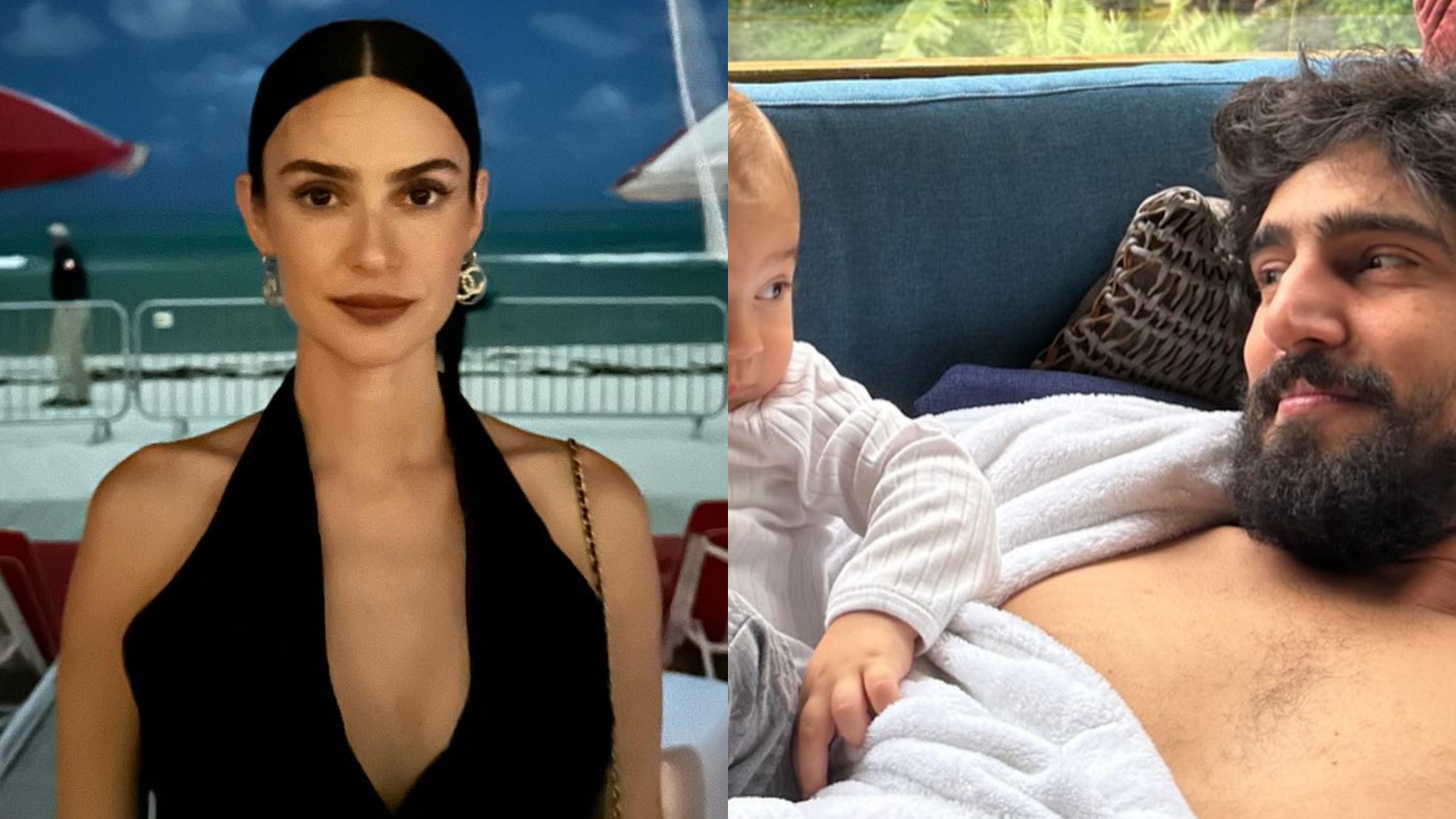 Thaila Ayala mostra clique encantador de Renato Góes com o filho e se declara: “Meu mundo todinho”