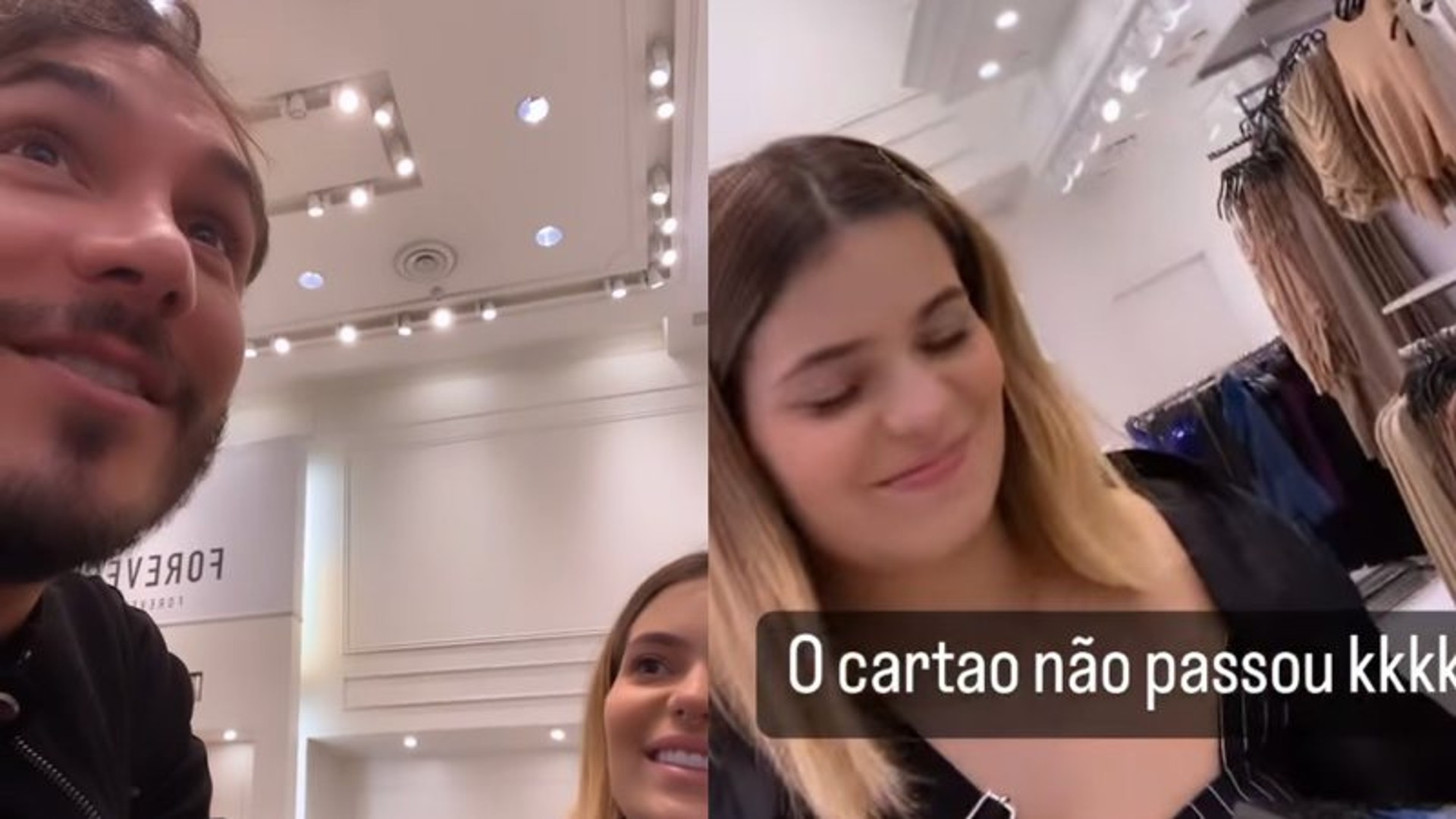 Viih Tube tem cartão negado em loja de roupas de Nova York e Eliezer brinca: “Nunca aconteceu com ela”