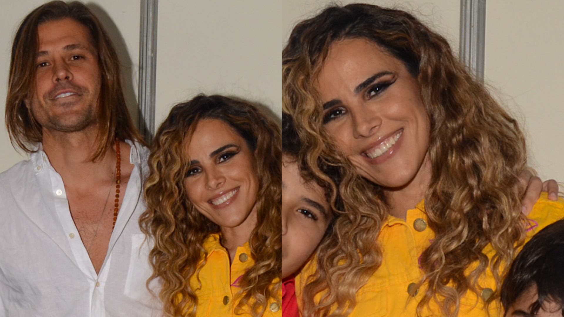 Wanessa Camargo posa com Dado Dolabella e os filhos em festival em São Paulo