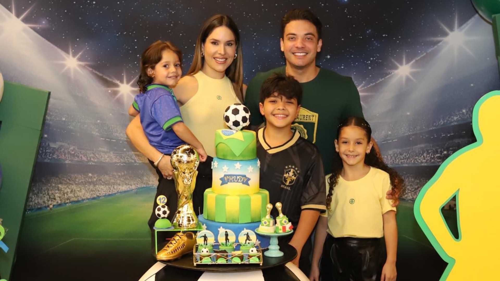 Wesley Safadão mostra festa luxuosa de aniversário do filho mais velho, Yhudy