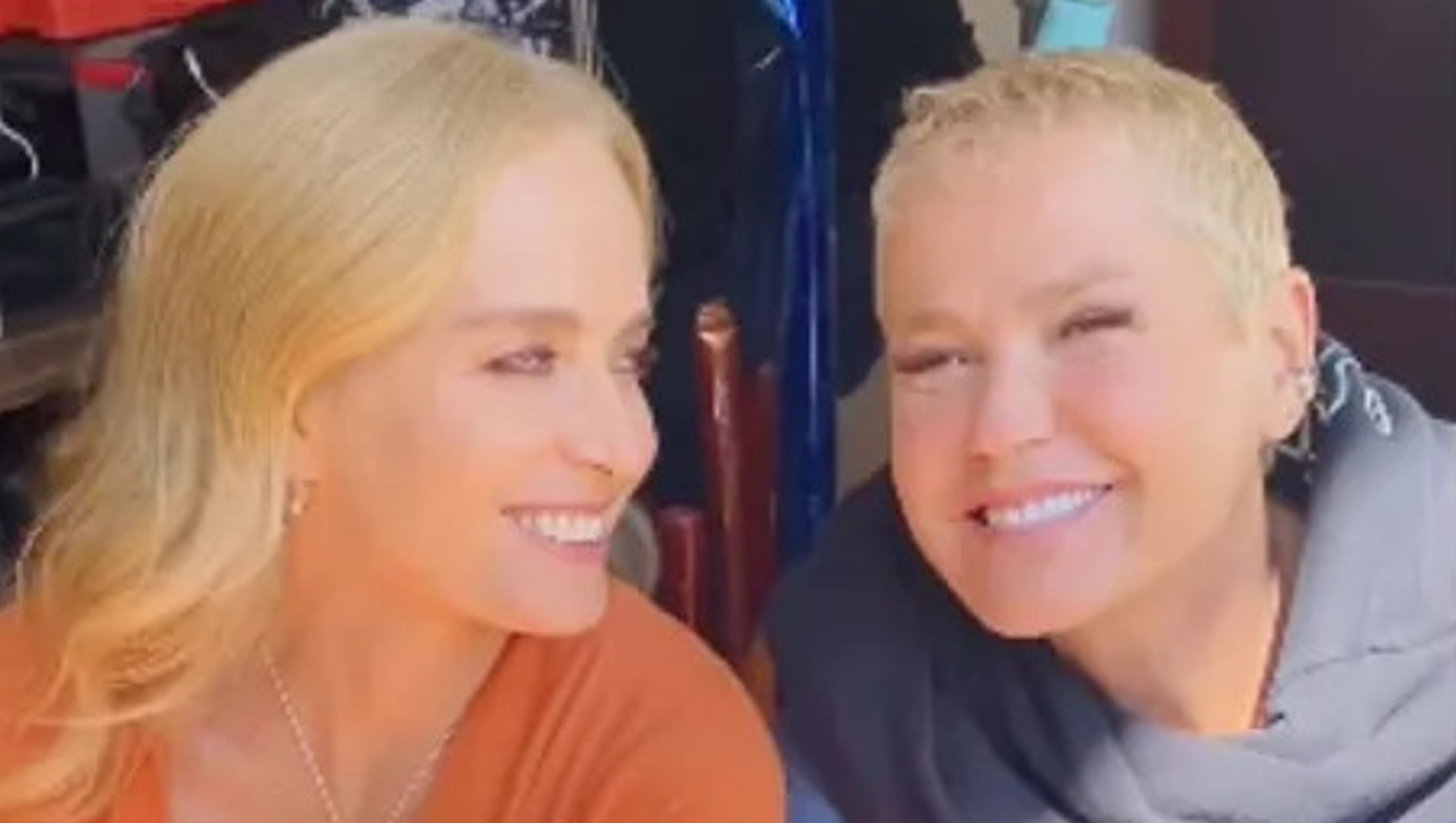 Xuxa Meneghel homenageia Angélica e fala sobre a amizade das duas