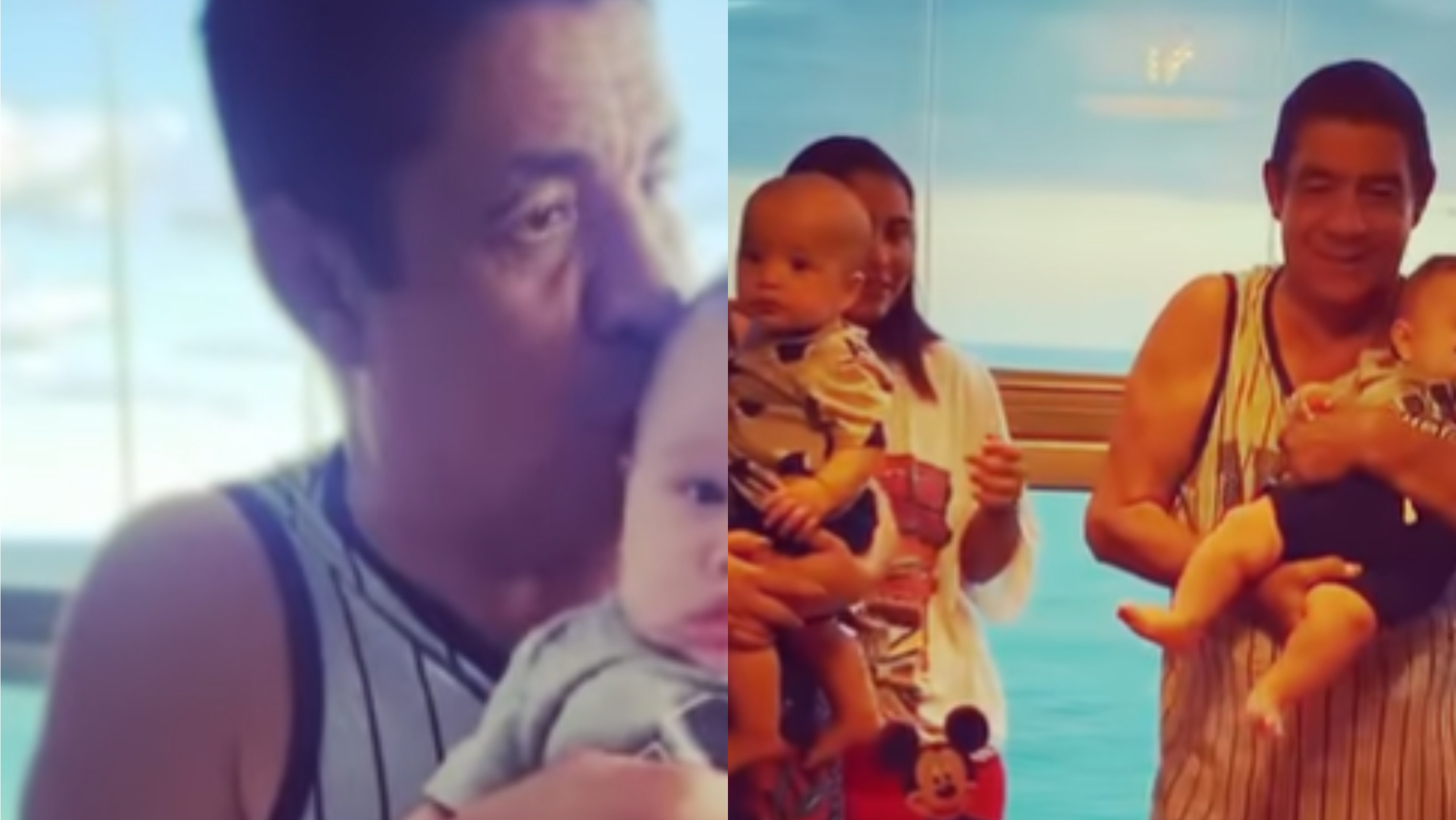 Zeca Pagodinho celebra 4 meses do neto e mostra comemoração em família: ”Viva!”