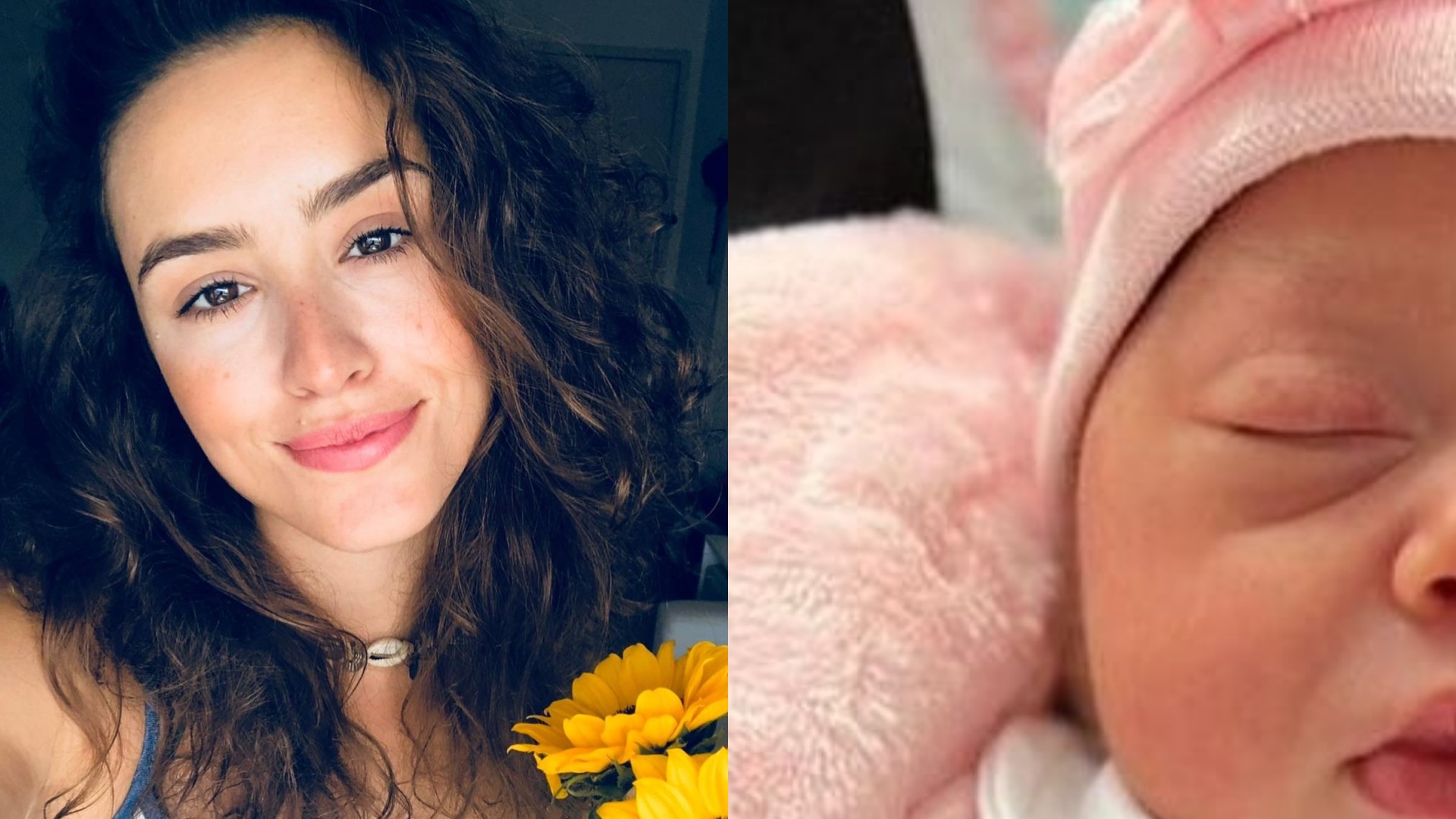 Amanda Richter encanta ao postar primeira foto da filha recém-nascida, Júlia