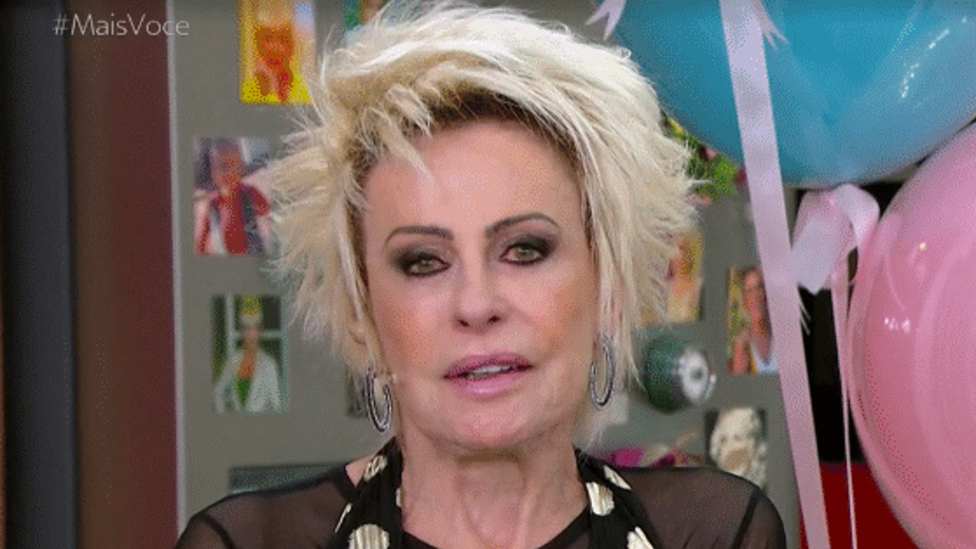 Ana Maria Braga chora com homenagem a Louro José no aniversário do ‘Mais Você’