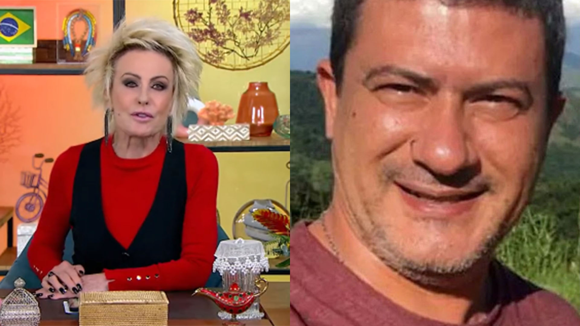 Ana Maria Braga comove com homenagem nos dois anos da morte de Tom Veiga