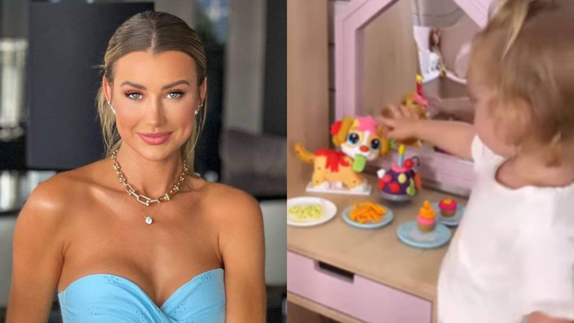 Ana Paula Siebert posta vídeo fofo de Vicky brincando e encanta: ”Lindeza”