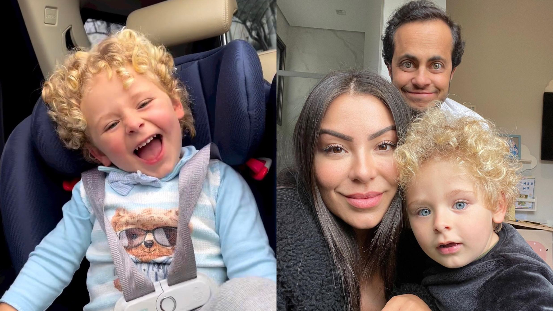 Filho de Andressa Ferreira e Thammy Miranda fala o nome dos pais em vídeo e explode o fofurômetro