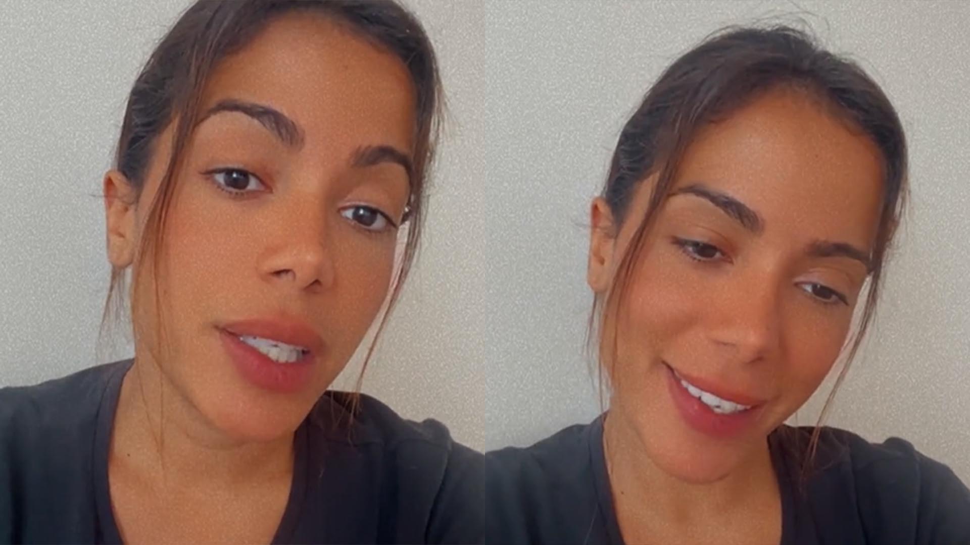Anitta desabafa sobre período longe das redes sociais