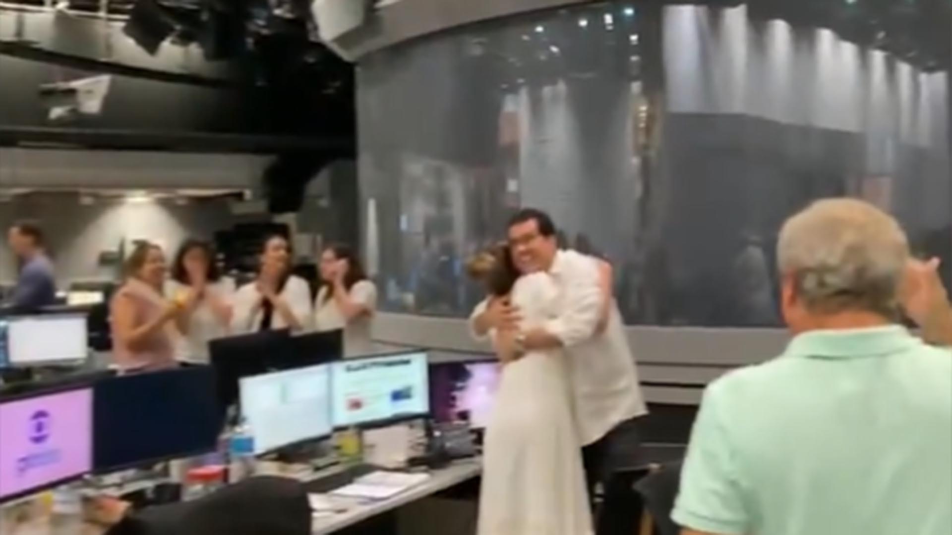 Vídeo vazado revela comemoração dos jornalistas da Globo