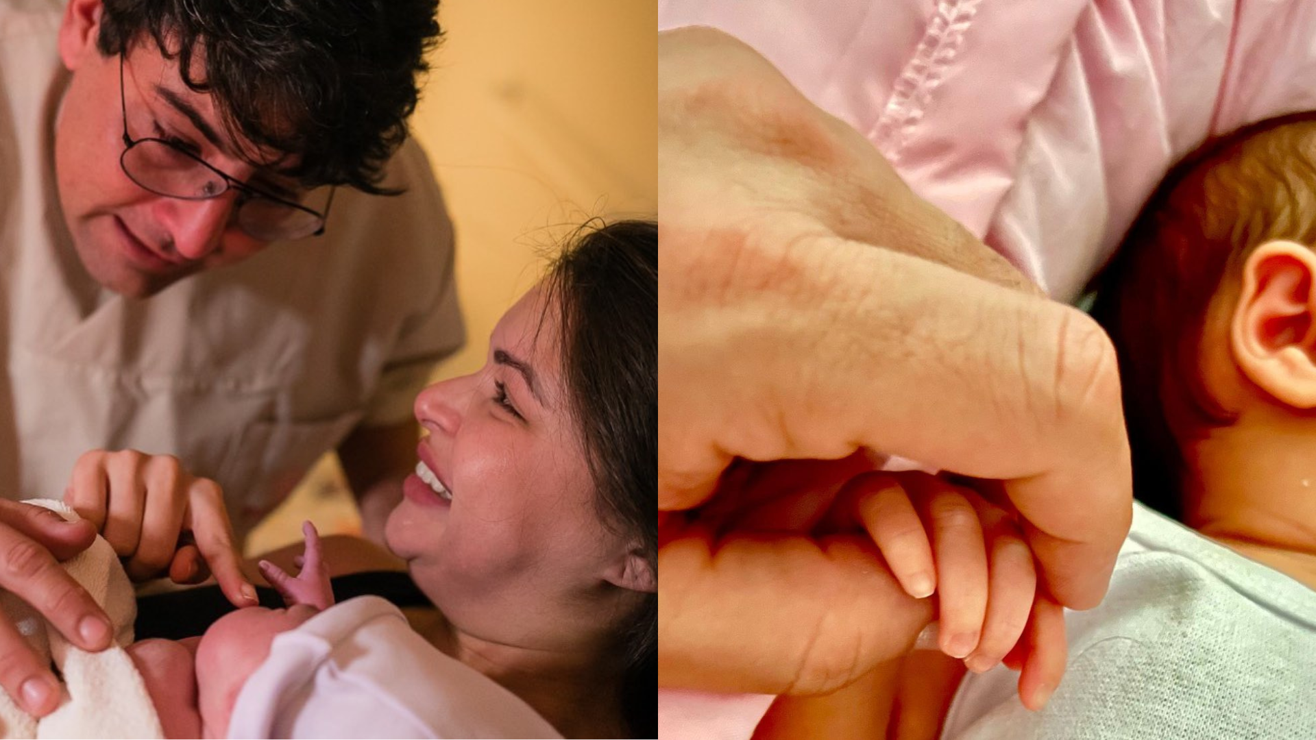 Bruno De Luca divulga foto de sua filha recém-nascida e emociona seguidores