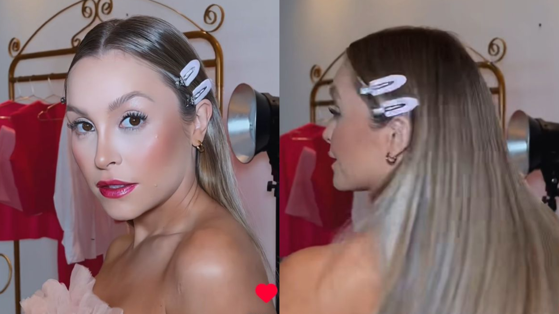 Carla Diaz esbanja elegância com look luxuoso todo rosa: ”A Barbie chegou”