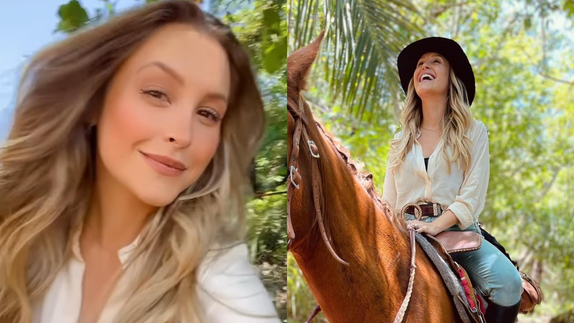Carla Diaz abre álbum de fotos e exibe registros belíssimos no Pantanal