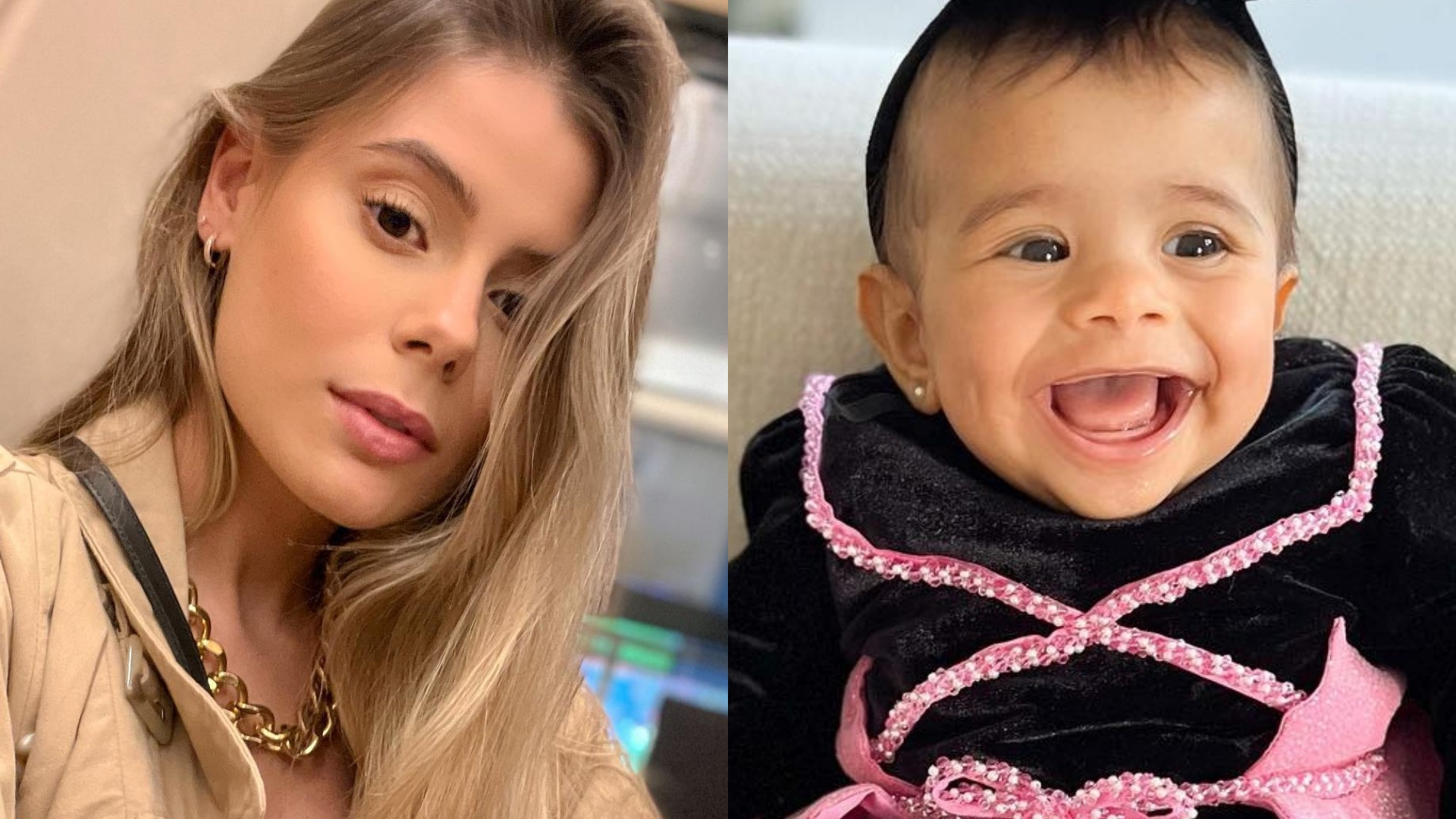 Carol Cabrino fantasia a filha ao comemorar seu sexto mês: “Que fofura”