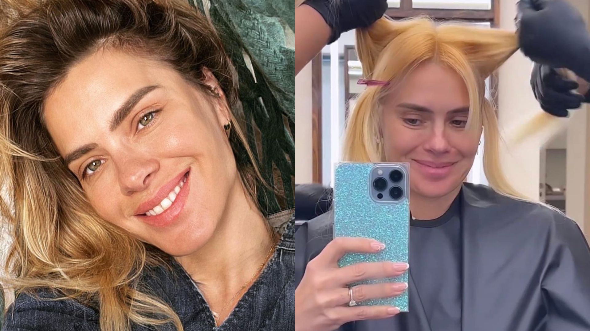 Se preparando para personagem, Carolina Dieckmann exibe novo visual nas redes sociais