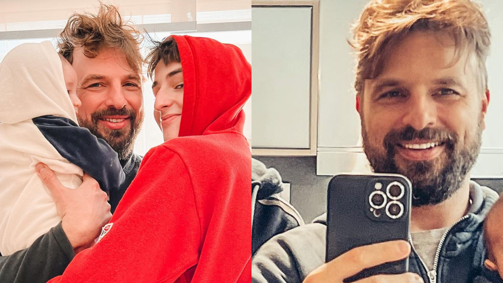 Cássio Reis posta nova foto com os filhos e tamanho do mais velho surpreende: ”Como cresceu”