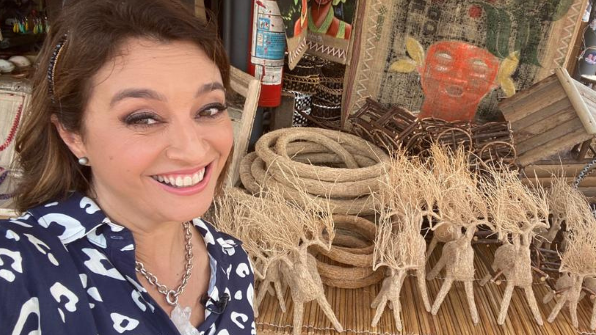 Catia Fonseca visita mercado Vero Peso em Belém: ‘O povo é muito simpático e acolhedor’