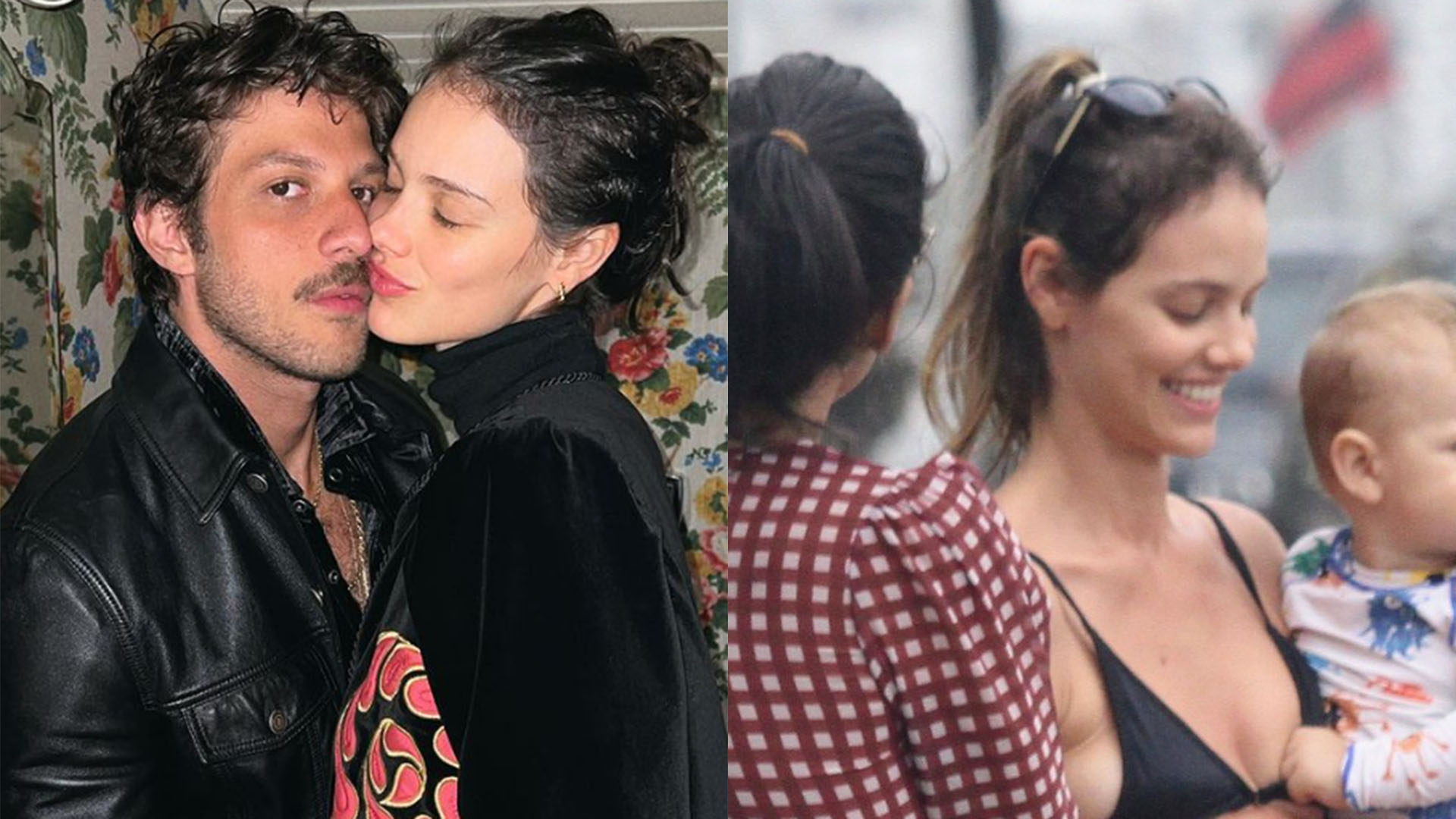 Filho caçula de Chay Suede rouba a cena em passeio com a mãe, Laura Neiva