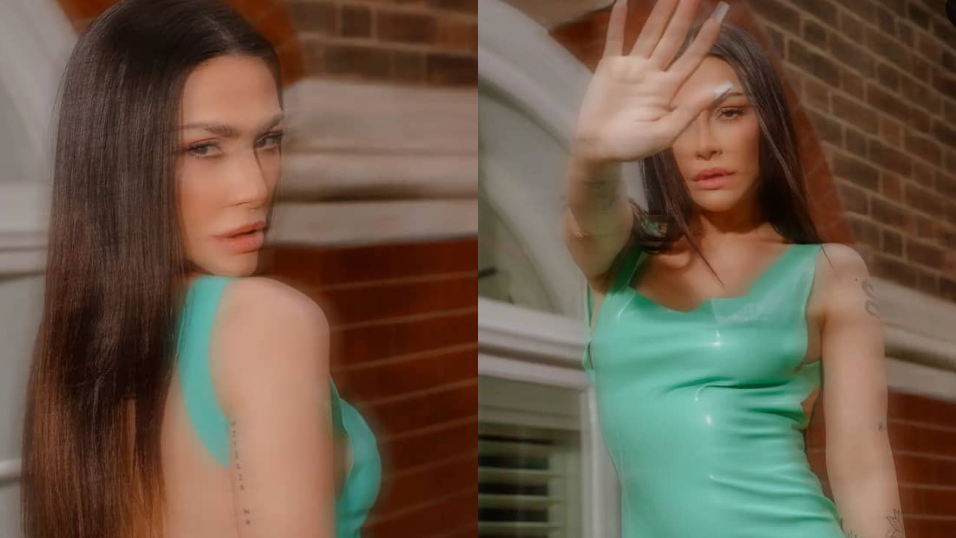 Sem sutiã, Cleo ostenta corpaço turbinado em vestido justíssimo: ”Gata”