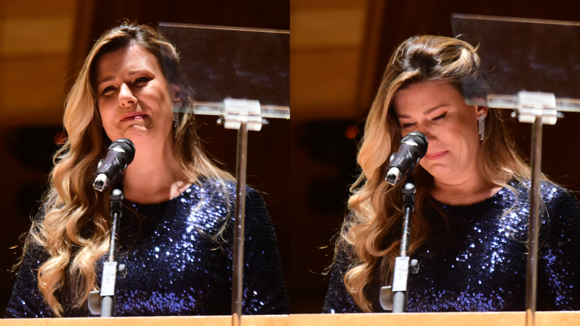 Daiana Garbin se emociona ao falar do câncer da filha, Lua, em evento
