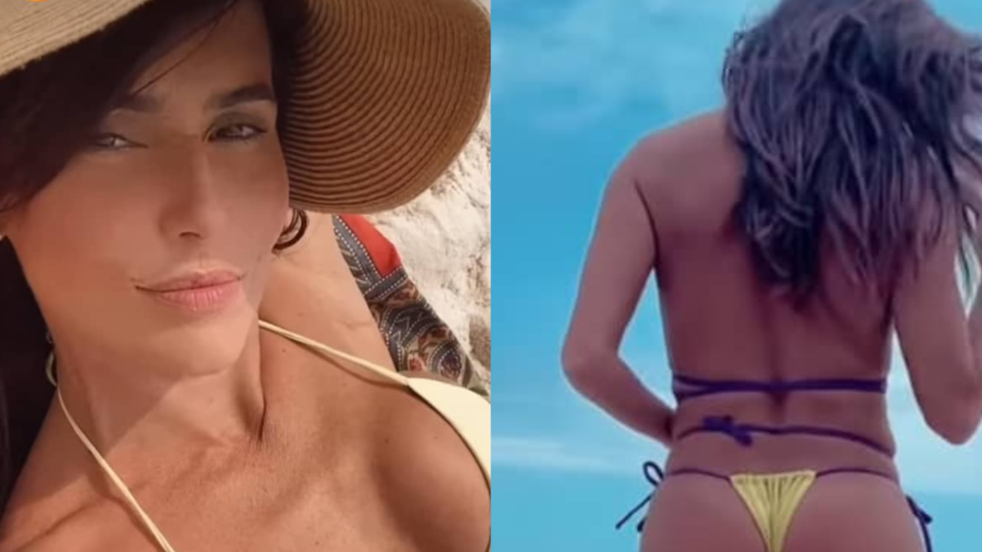 De biquíni mínimo, Deborah Secco ostenta corpaço absurdo e choca: ”Gata”
