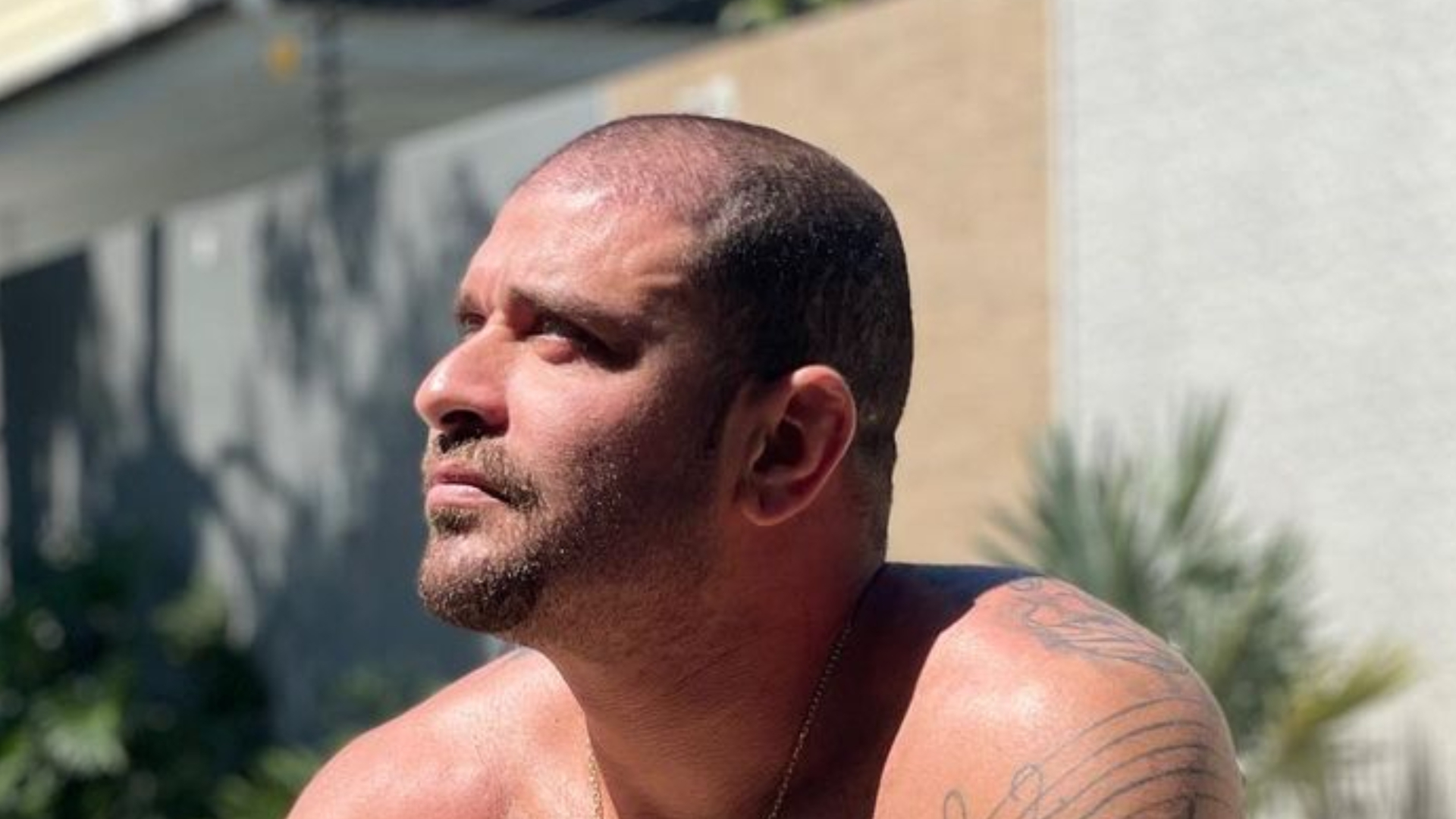 Diogo Nogueira deixa web babando ao surgir sem camisa em foto: ”Paolla Oliveira passa bem!”