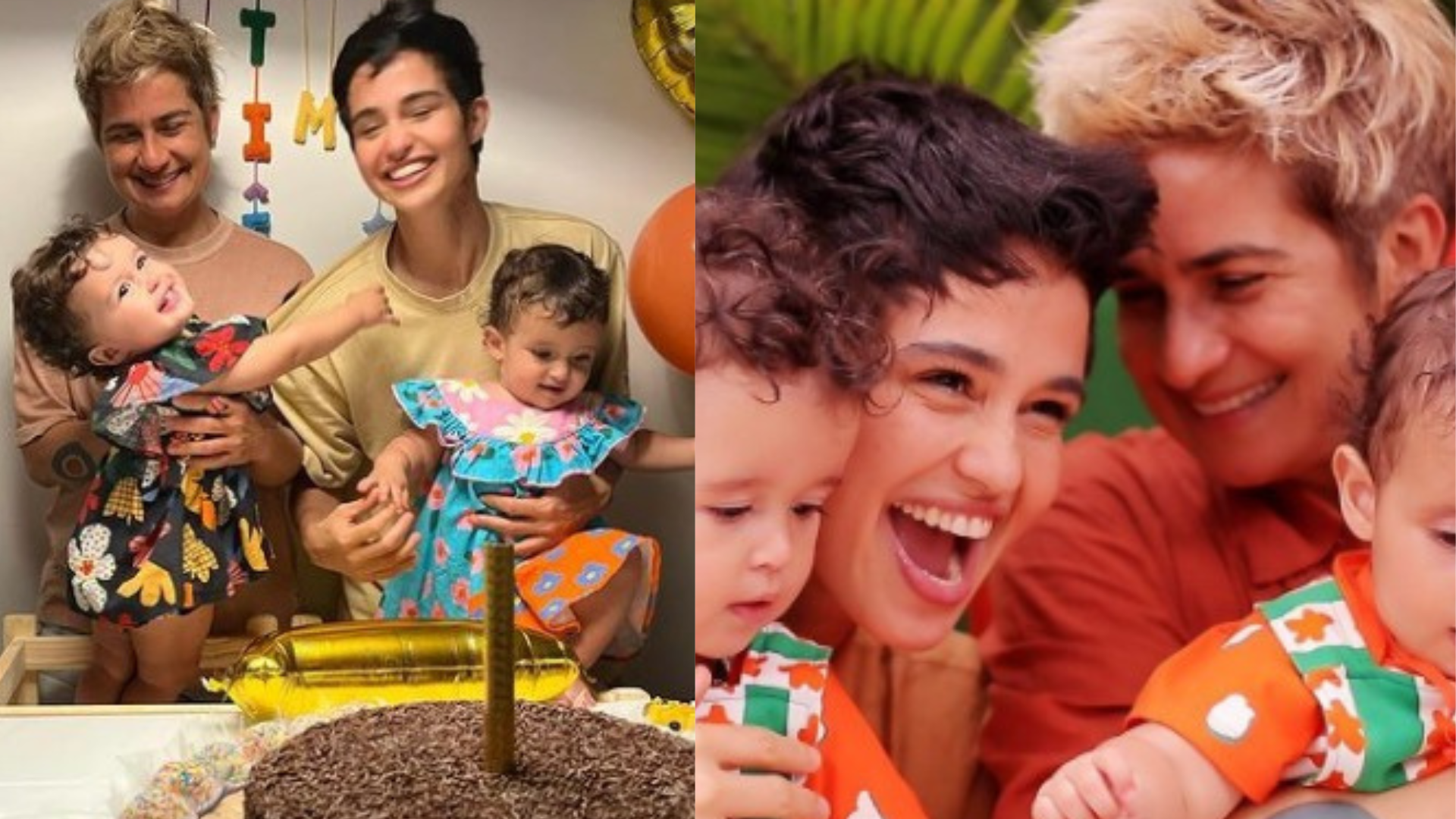 Nanda Costa mostra vídeo da festa de aniversário das filhas gêmeas: “Viva kim e Tiê!”