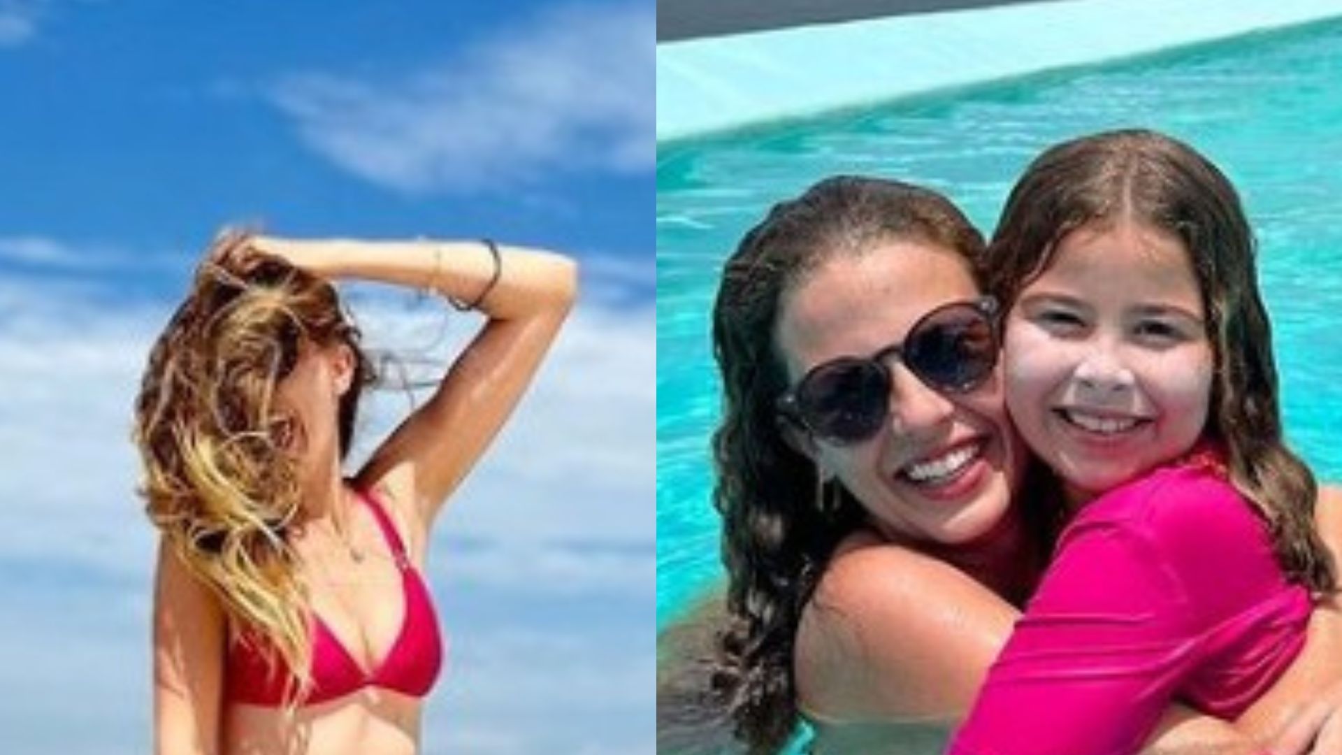 De biquíni cavado, Debby Lagranha esbanja corpão em dia ensolarado: “Musa!”