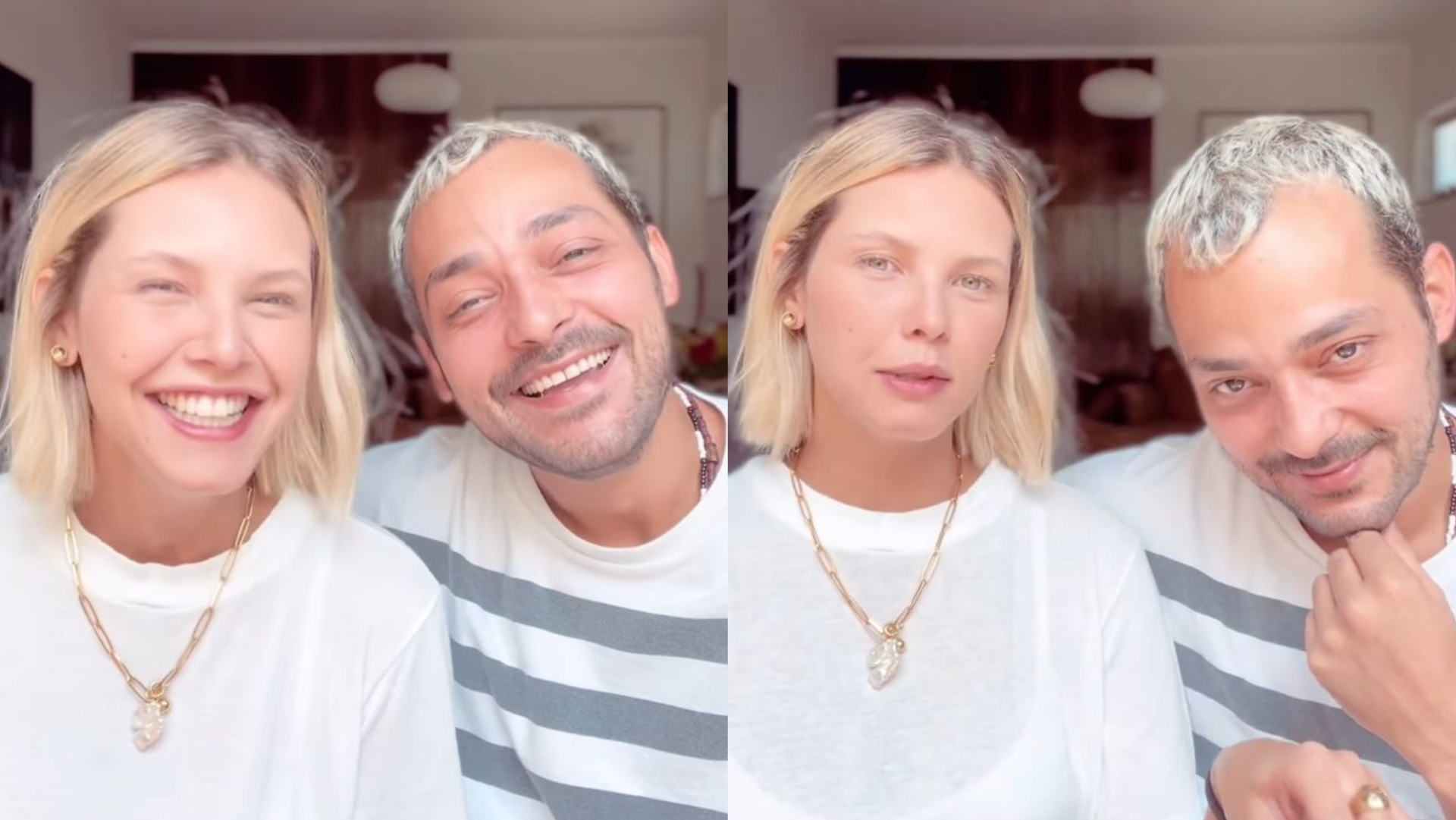 Eduardo Sterblitch e Louise D’Tuani revelam como descobriram a gravidez