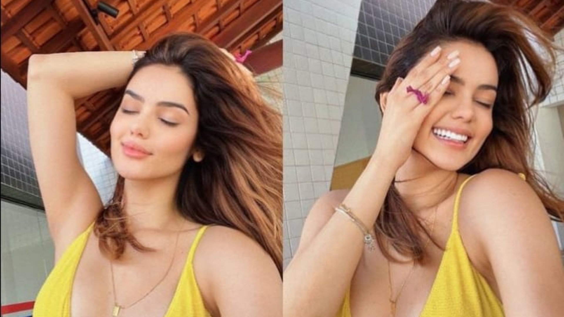 Ex-BBB Eslovênia Marques exibe corpaço ao postar clique de biquíni em dia de sol