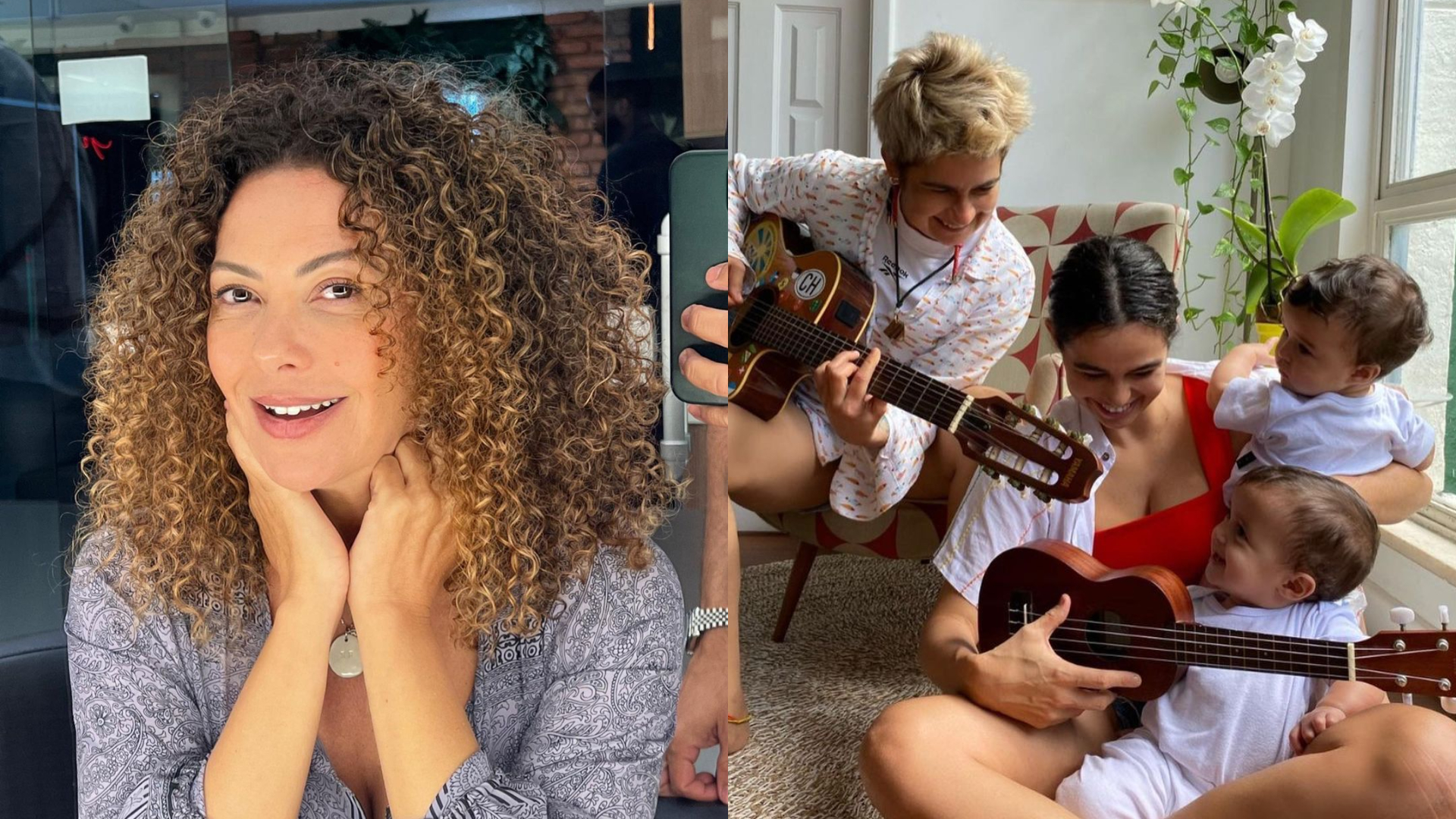 Fabiula Nascimento celebra o primeiro aniversário das filhas de Nanda Costa e Lan Lanh: ”Viva”