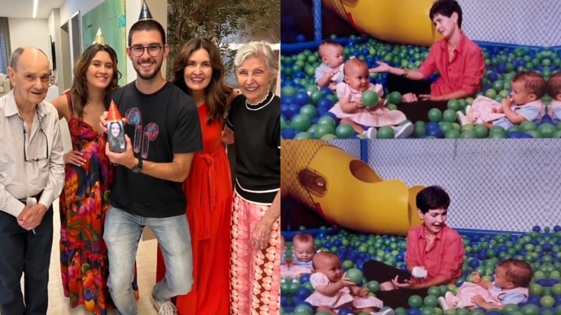 Fátima Bernardes presta linda homenagem no aniversário de 25 anos dos trigêmeos: “Amor que não se mede”