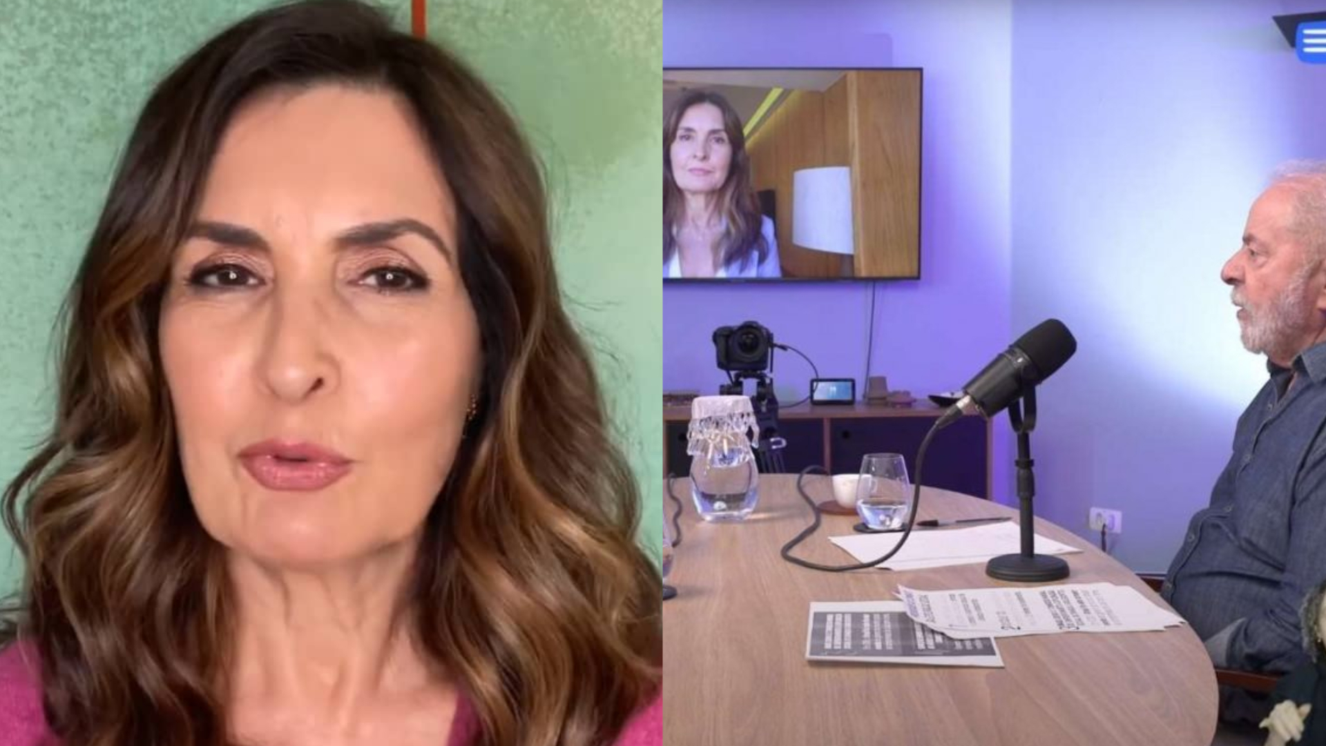 Fátima Bernardes participa de live com Lula e faz pergunta ousada: “Não vou acreditar”