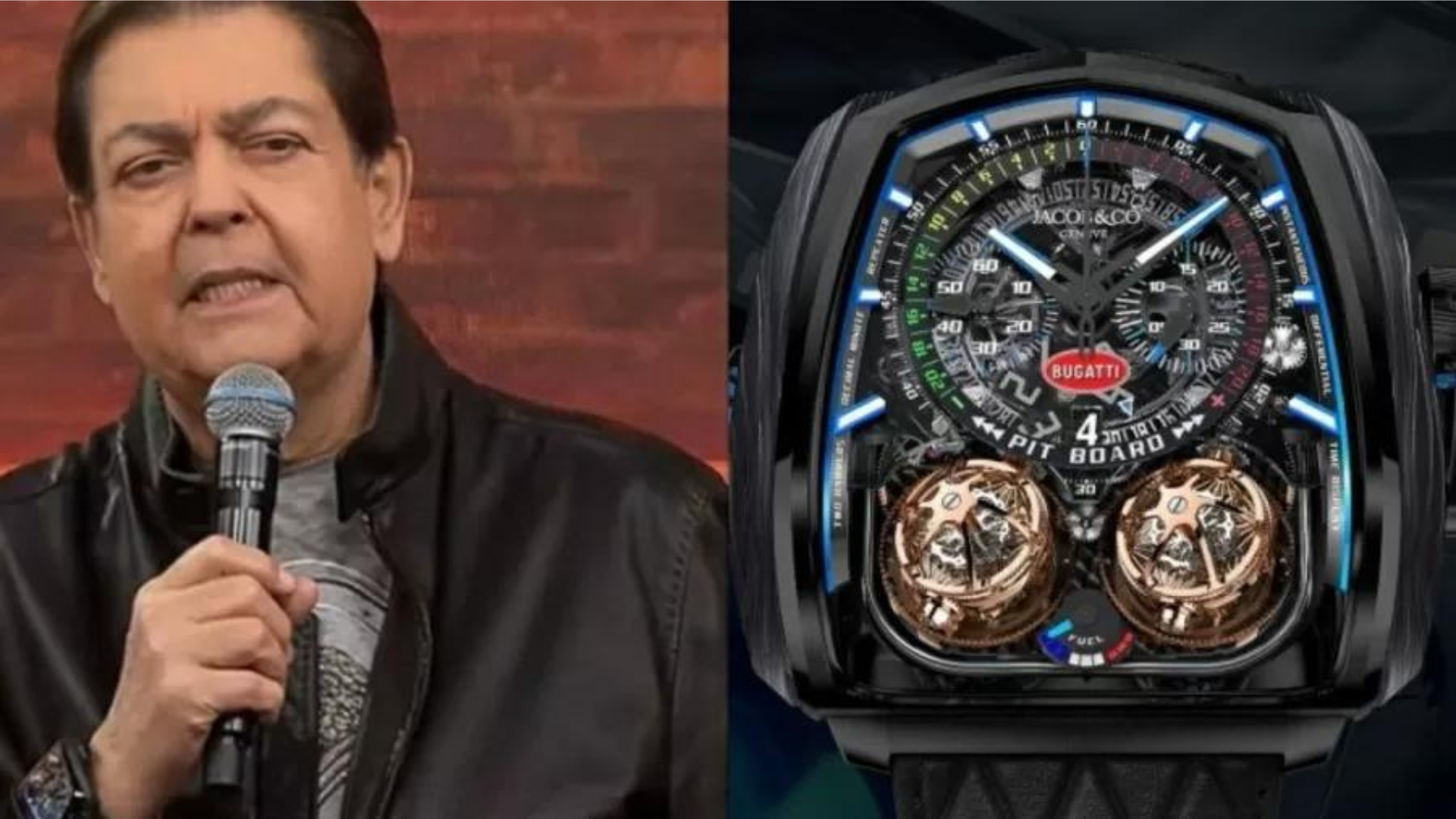 Faustão usa relógio de luxo edição limitada, avaliado em R$ 3 milhões