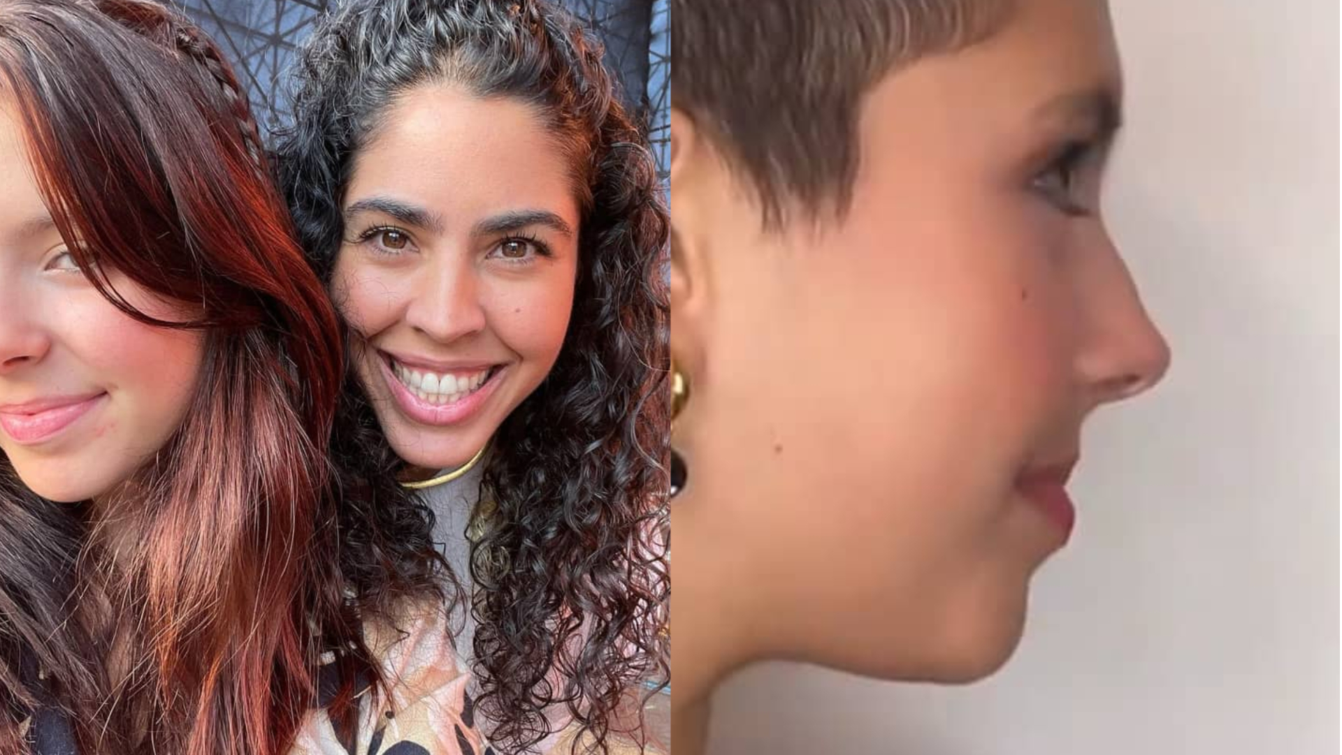 Filha de Bela Gil, Flor Gil, choca ao raspar a cabeça: ”Linda de todas as formas”