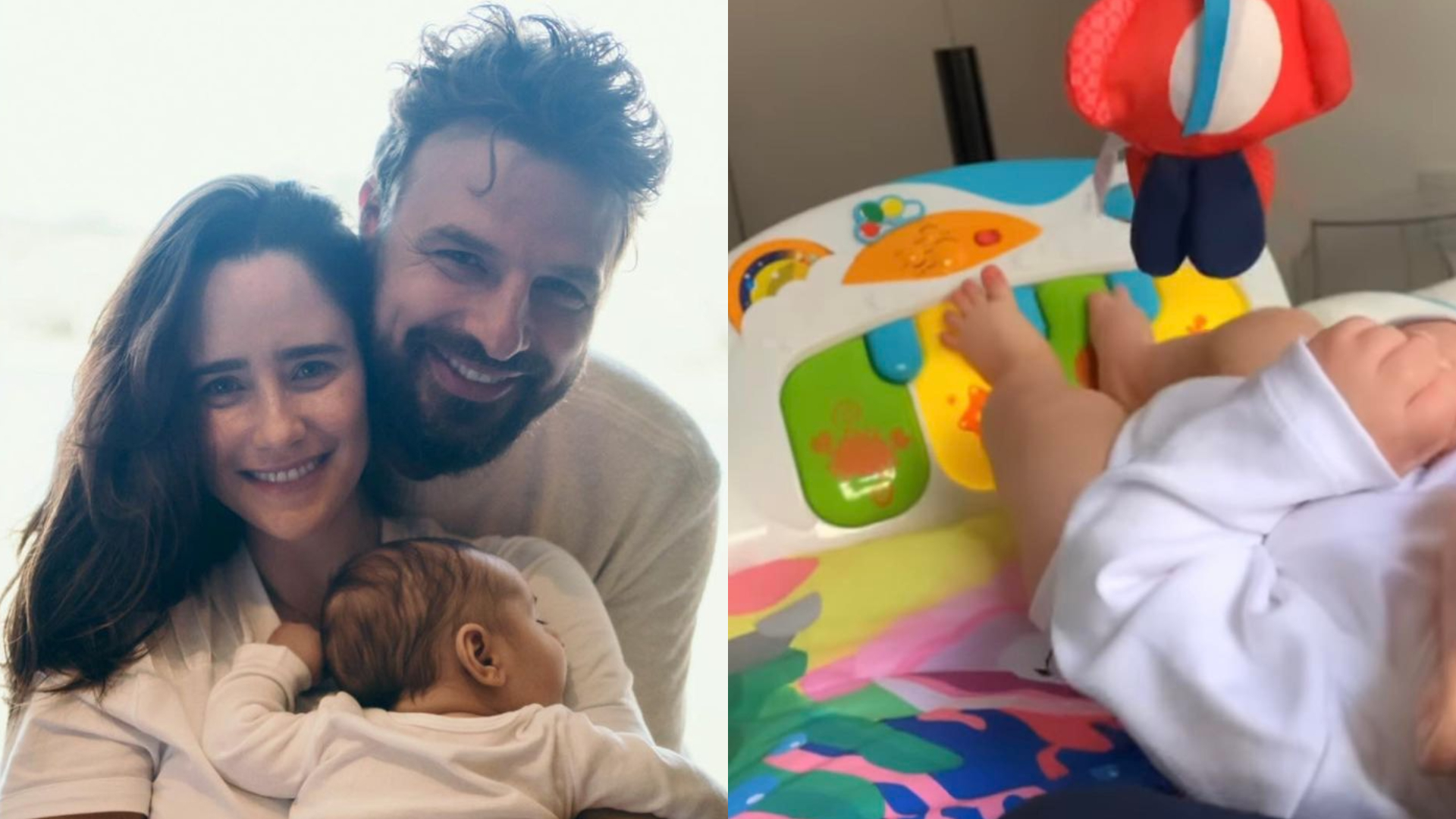 Filho de Fernanda Vasconcellos e Cássio Reis explode o fofurômetro em novos vídeos