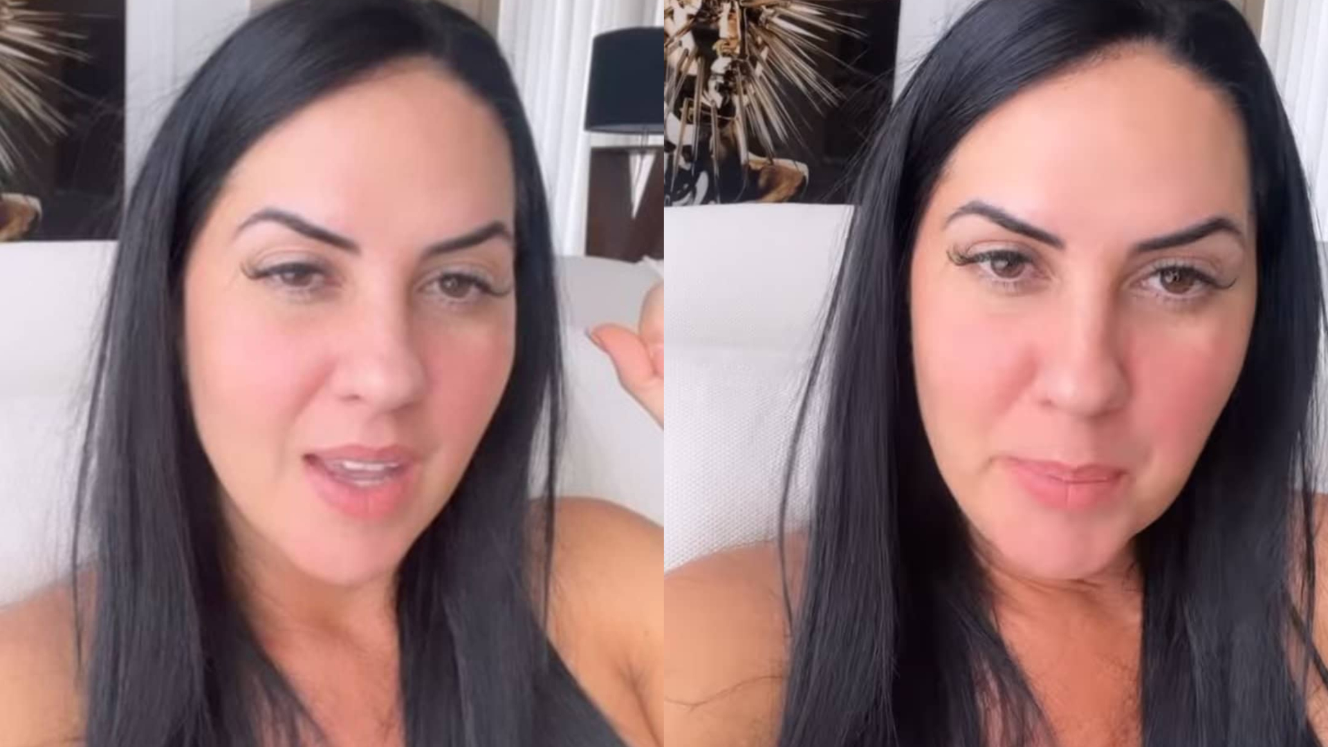 Graciele Lacerda reaparece após passar muito mal: ”Parecia que ia explodir minha cabeça”