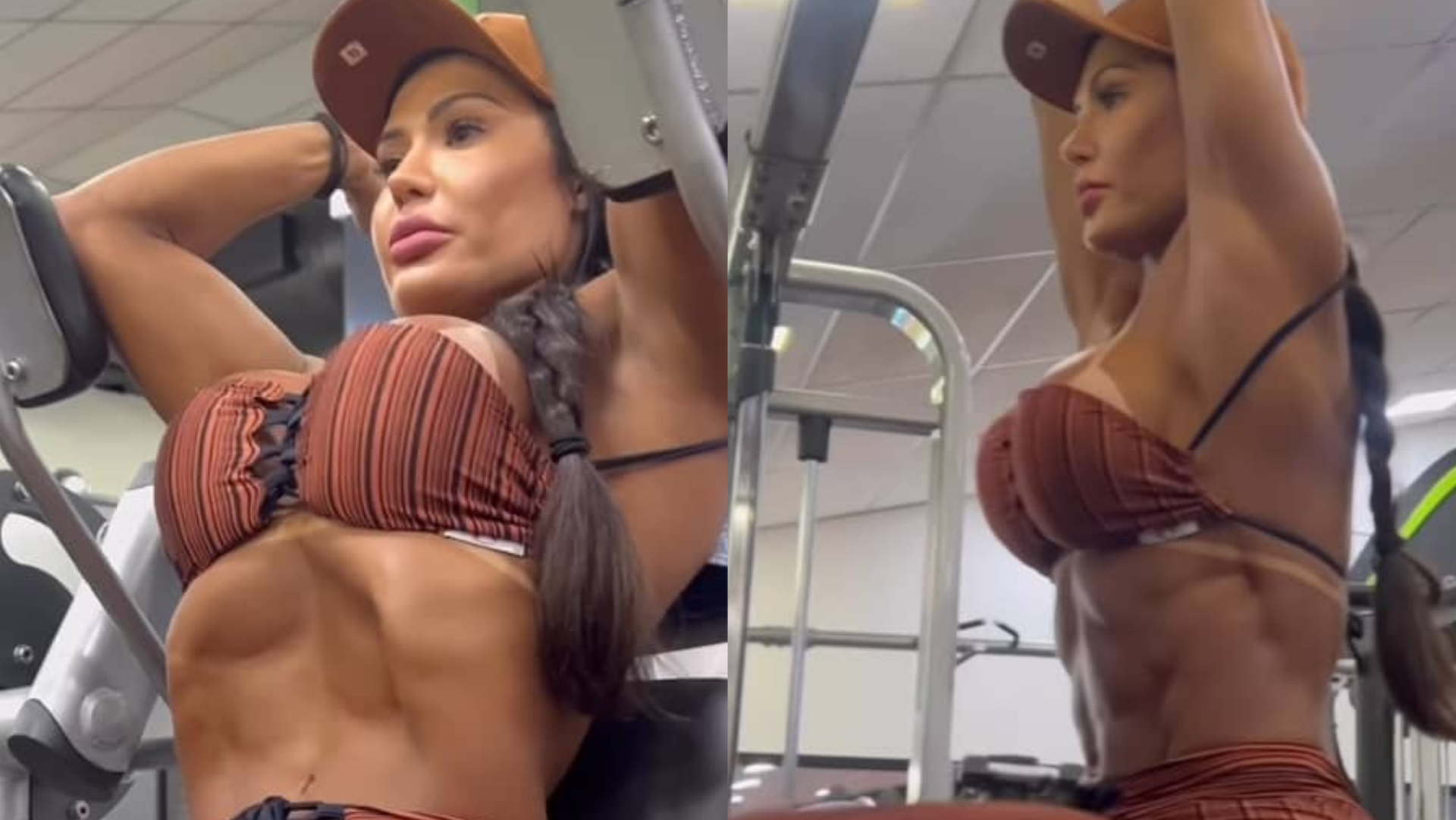 Gracyanne Barbosa escandaliza com barriga muito sarada e revela segredo: ”Desistir não”