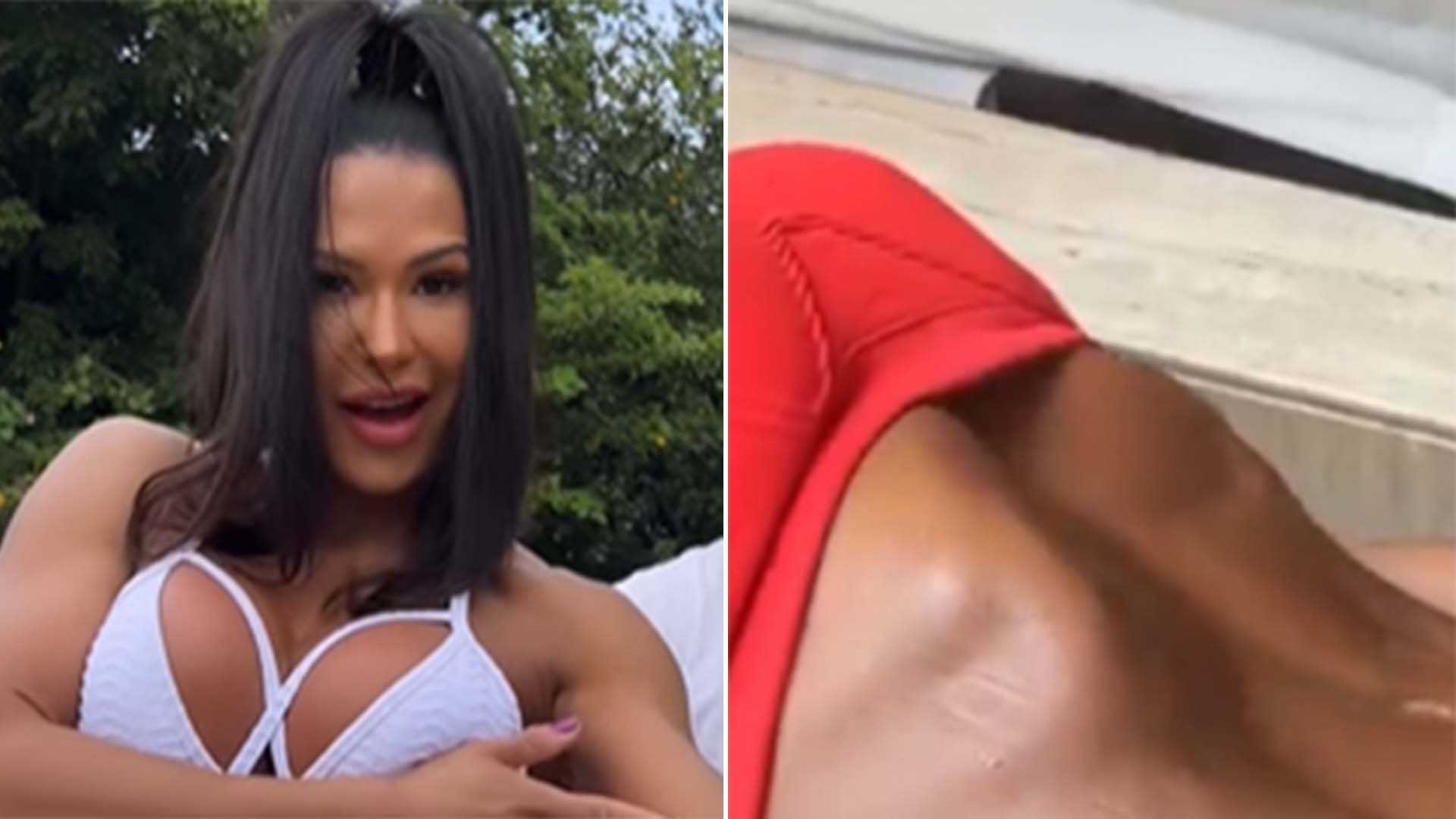 Gracyanne Barbosa exibe a barriga negativa em dia de treino