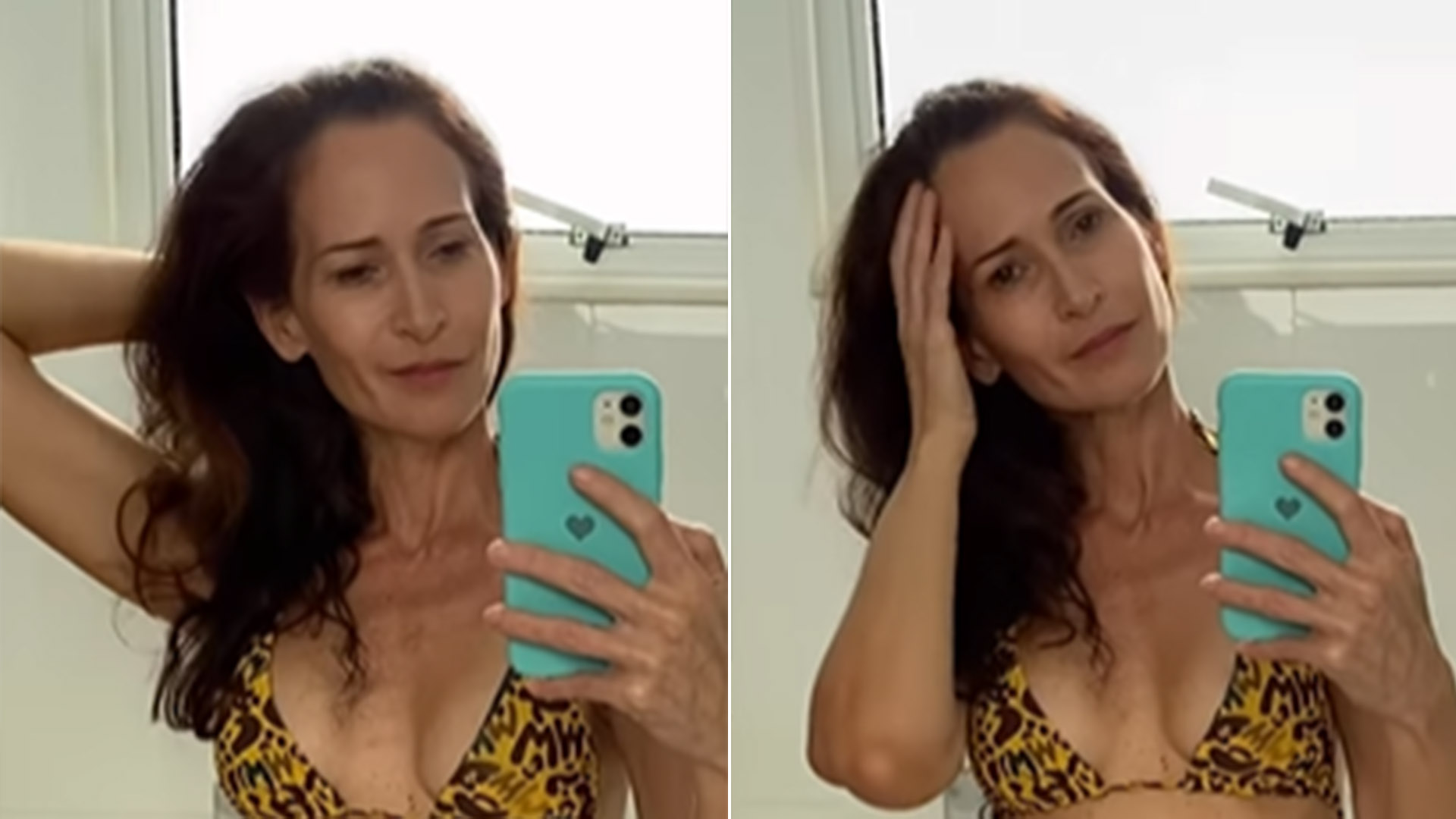 Aos 56 anos, Ingra Lyberato exibe corpão ao usar biquíni mínimo