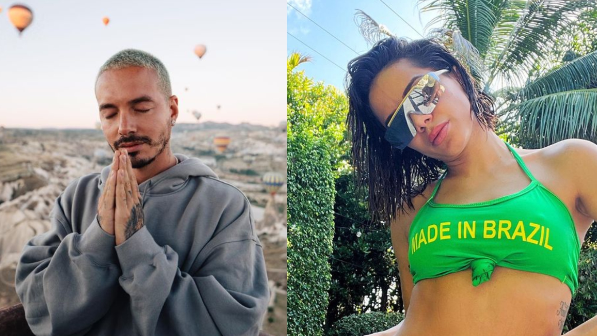 J Balvin, que está em turnê pelo Brasil, se declara para Anitta em entrevista
