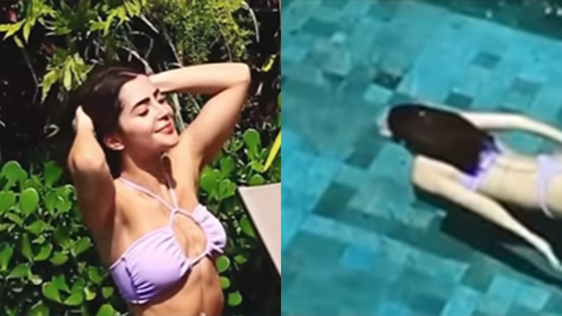 Jade Picon mergulha de biquíni na piscina de sua mansão: ‘Linda’