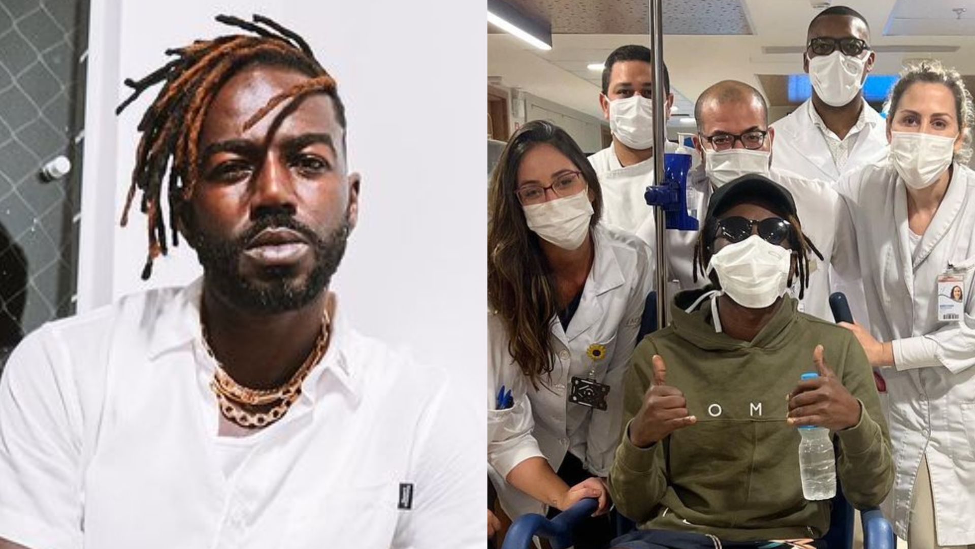 Jonathan Azevedo recebe alta após 12 dias internado: ”Gratidão”