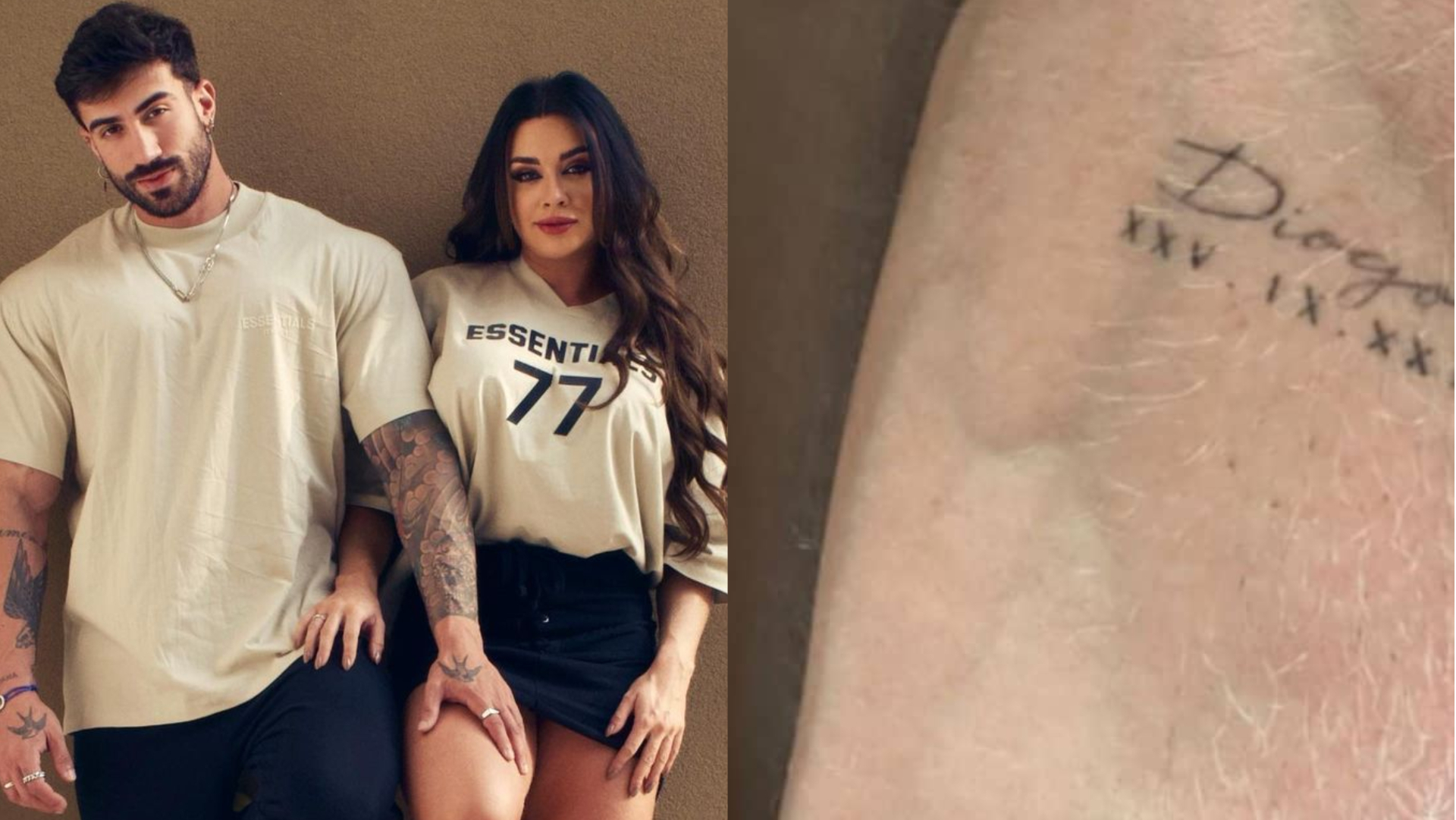 Juju Salimeni revela tatuagens que fez para o namorado: ”Dois braços”