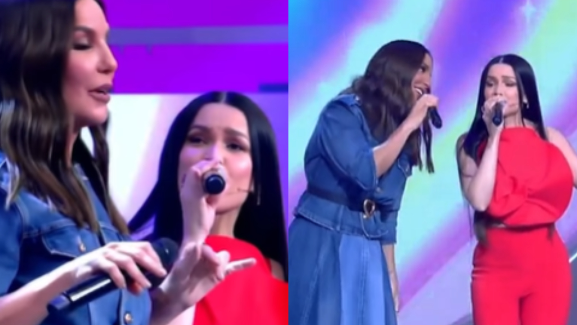 Juliette se emociona em dueto com Ivete Sangalo: ”Cantando uma música minha”