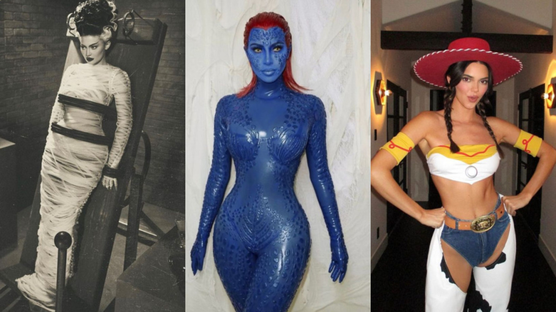 Família Kardashian-Jenner se produz para comemorar o Halloween