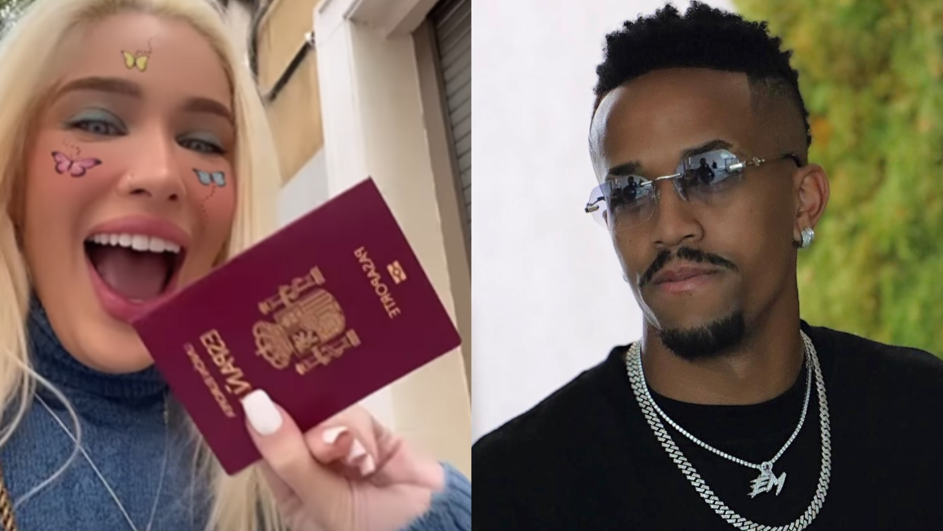 Karoline Lima mostra passaporte espanhol da filha com Éder Militão