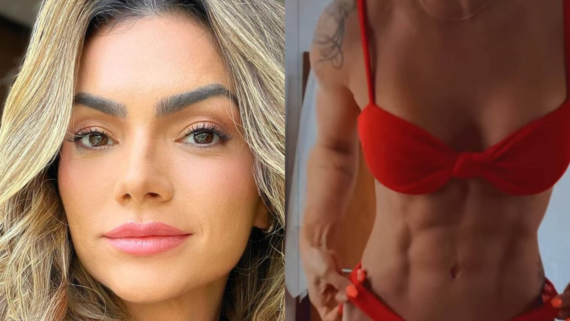 De biquíni vermelho, Kelly Key choca ao ostentar corpaço treinado absurdo