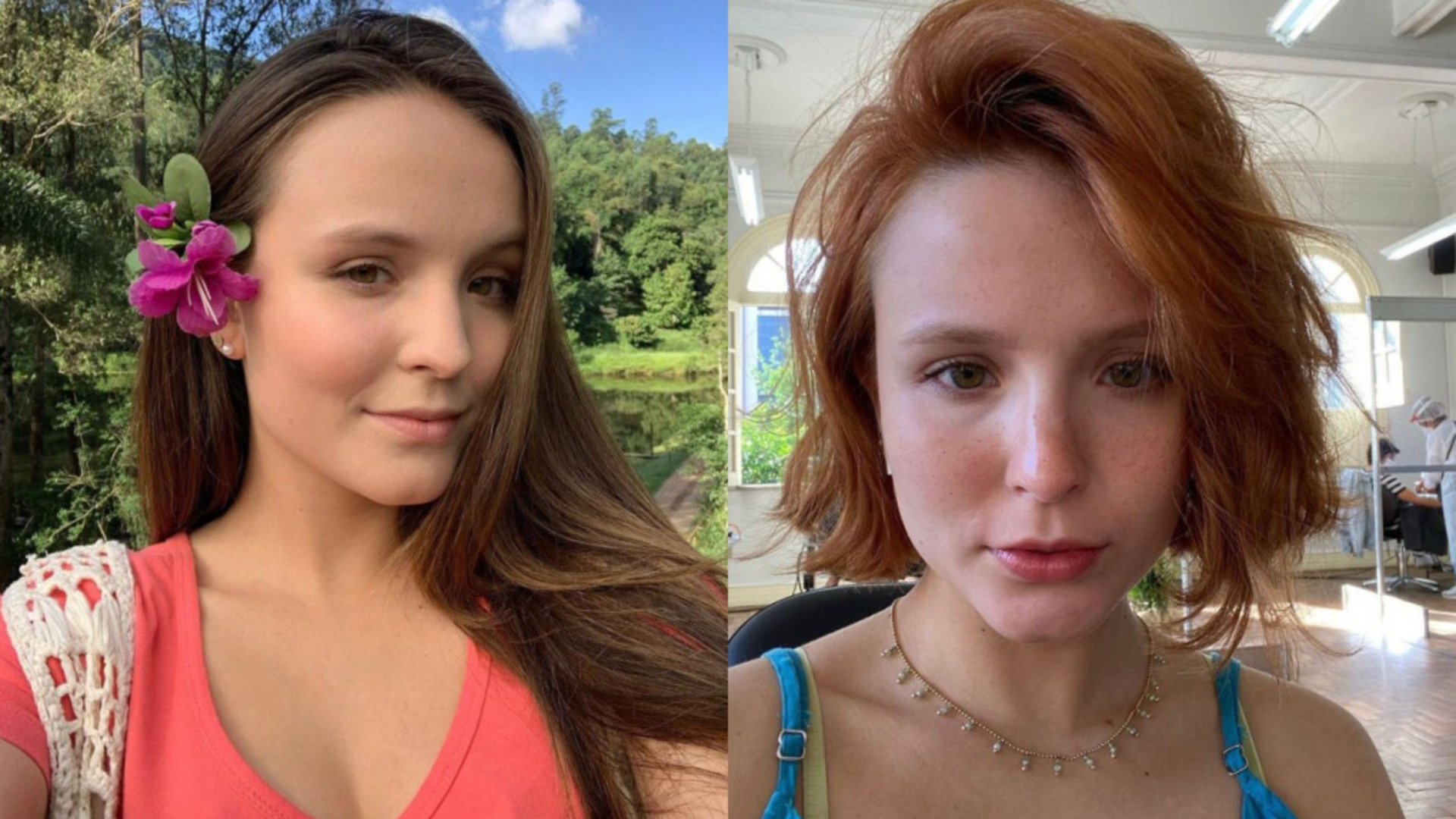 Em dia de TBT, Larissa Manoela compartilha selfies caracterizada de personagens que interpretou