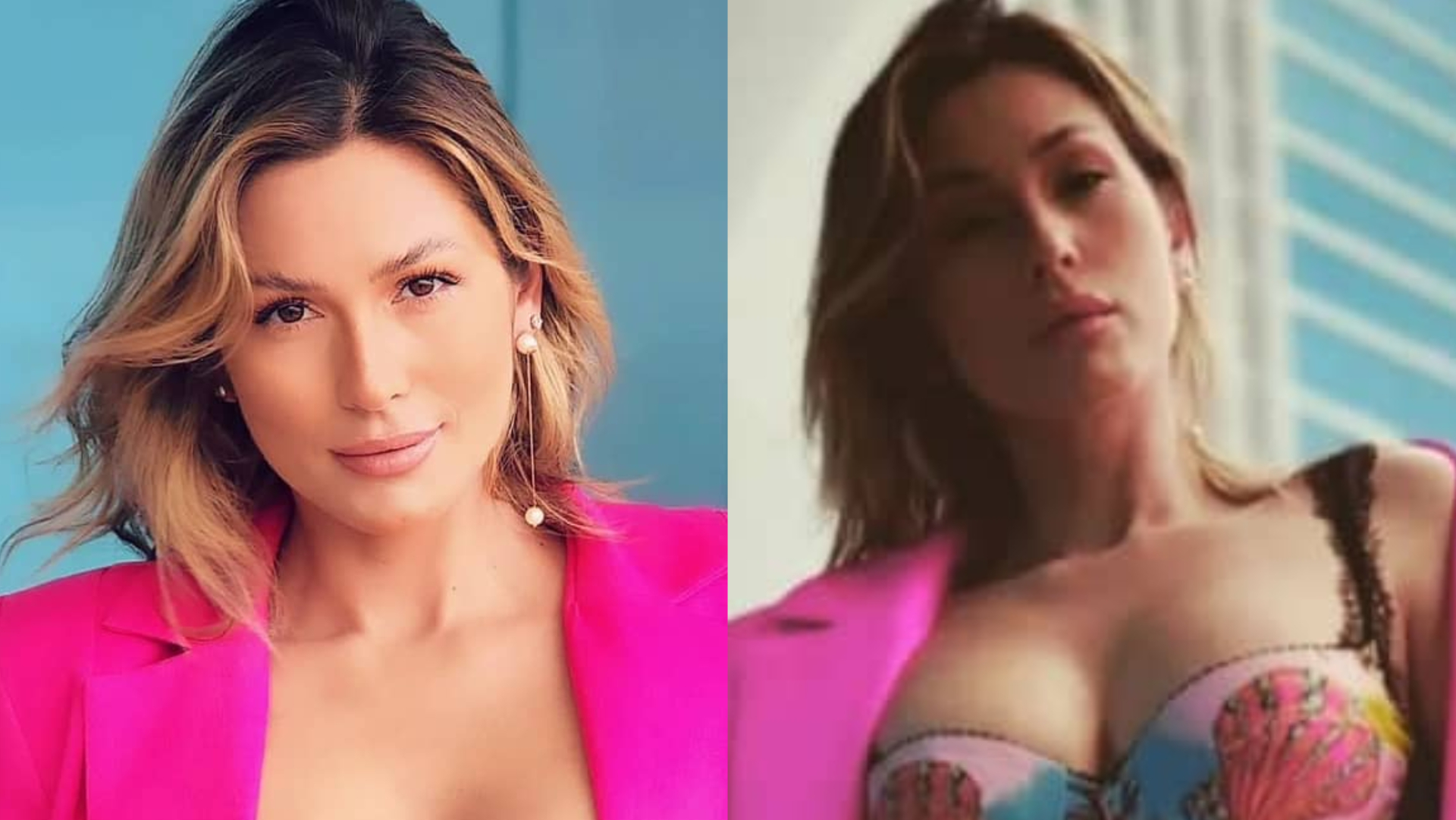 Lívia Andrade monta look com top apertado e rouba a cena com decote saltando: ”Belíssima”