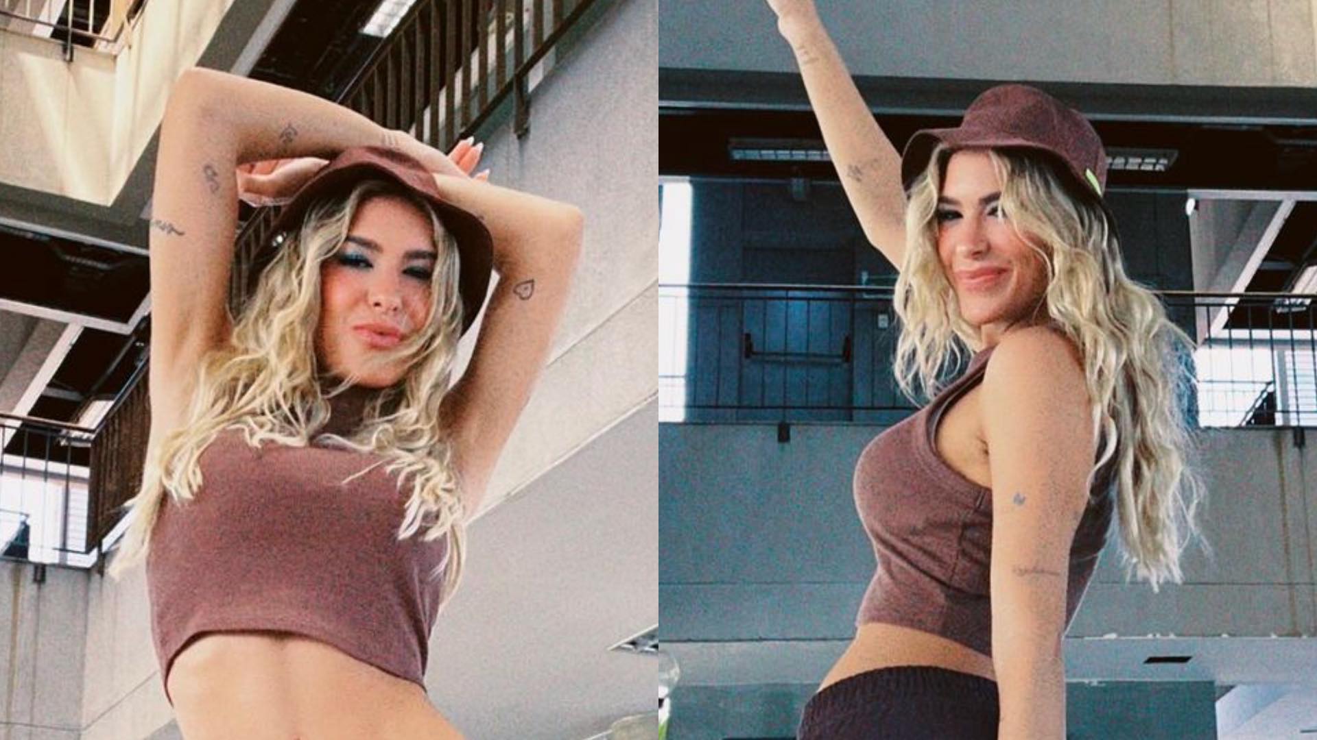 Lore Improta deixa a barriguinha definida à mostra ao posar com look confortável: “Gata”
